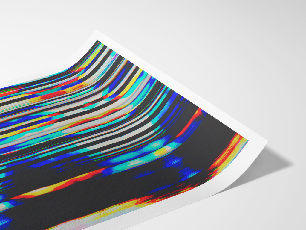 Psychedelic Altered Fashion Photo Wall Art - Postmodern Colorful Maximalist Decor for Home, Apartment, Office | Untitled (16) Giclée Print