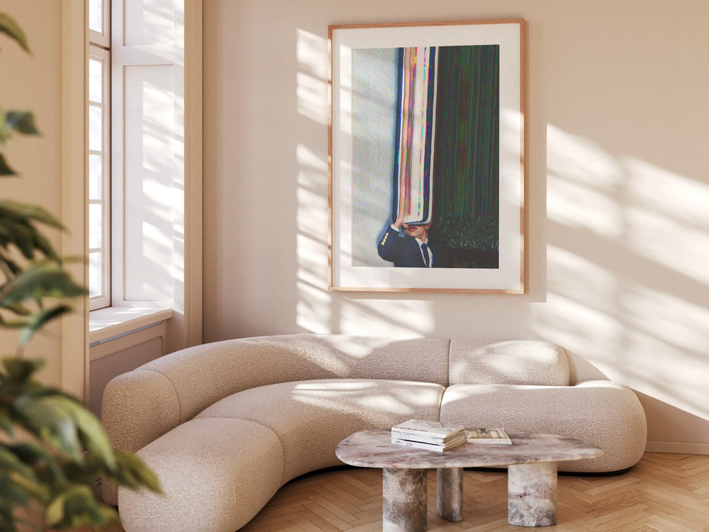 Eccentric Glitch Art Print - Abstract Digital Wall Art for Home Decor | Psychedelic Artwork | Untitled (20) Giclée Print