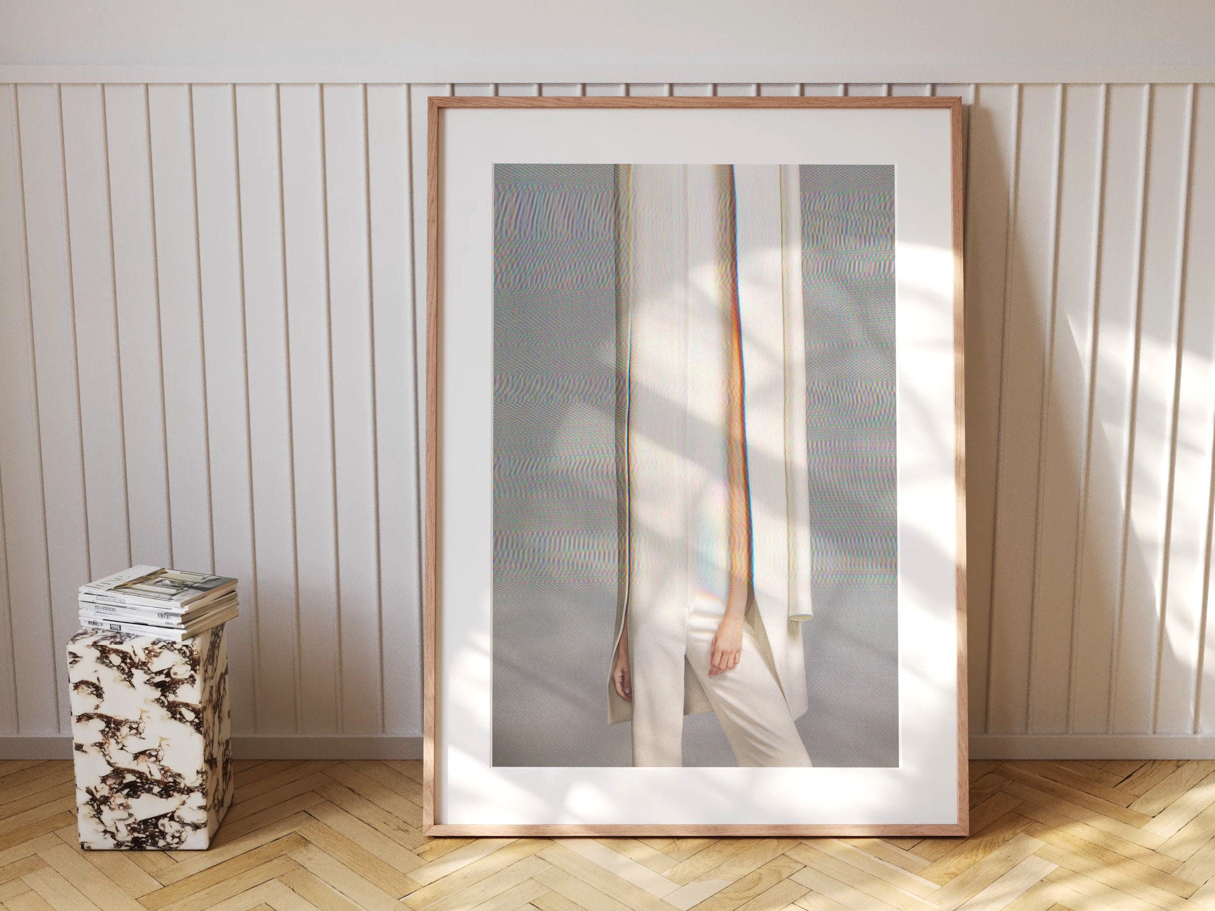 Surreal Minimalist Altered Fashion Portrait - Unique Modern Wall Art for Contemporary Home Decor | Untitled (22) Giclée Print