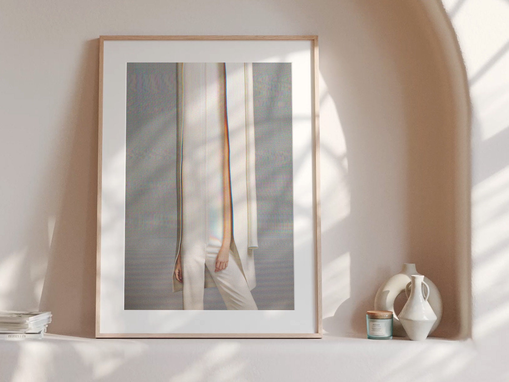 Surreal Minimalist Altered Fashion Portrait - Unique Modern Wall Art for Contemporary Home Decor | Untitled (22) Giclée Print