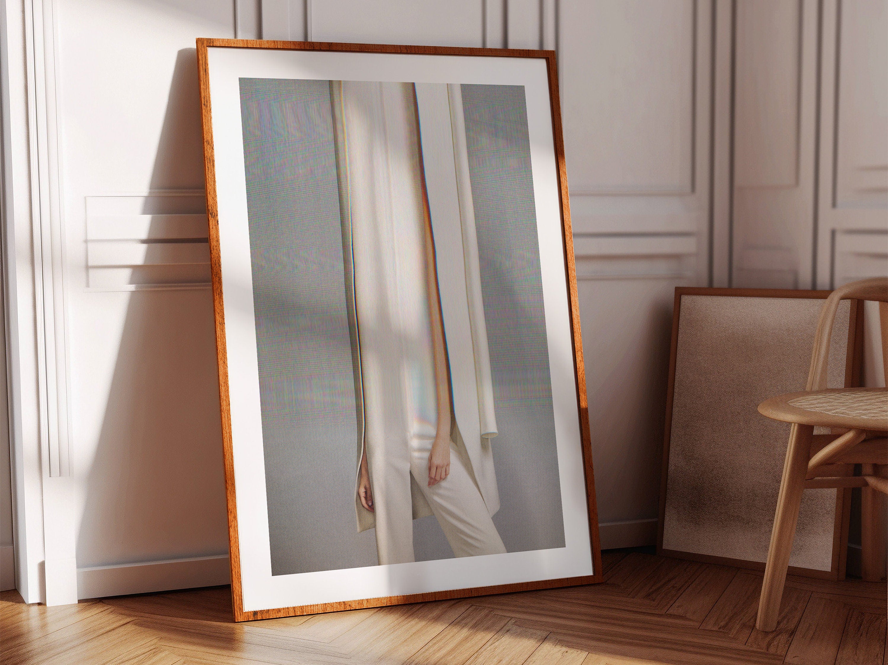 Surreal Minimalist Altered Fashion Portrait - Unique Modern Wall Art for Contemporary Home Decor | Untitled (22) Giclée Print