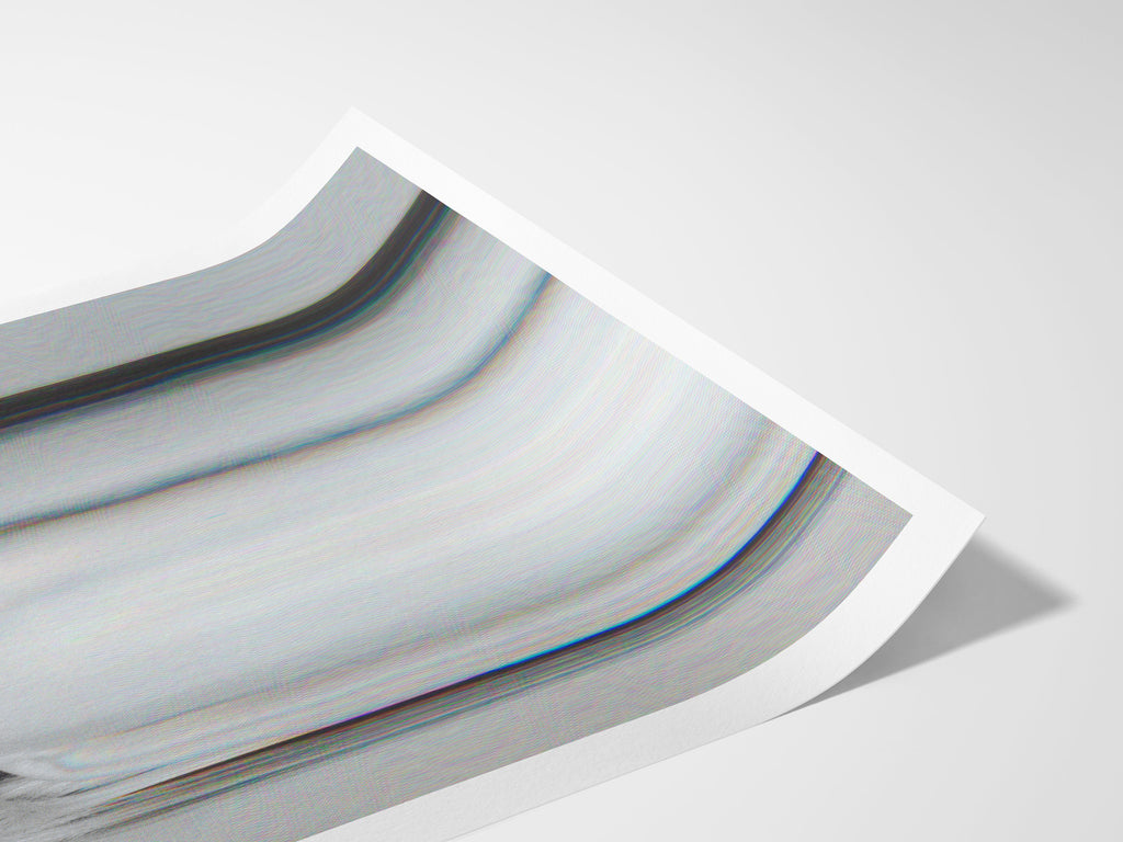 Distorted Portrait Art Print - Surreal Minimalist Aesthetic for Contemporary Home Decor | Untitled (24) Giclée Print