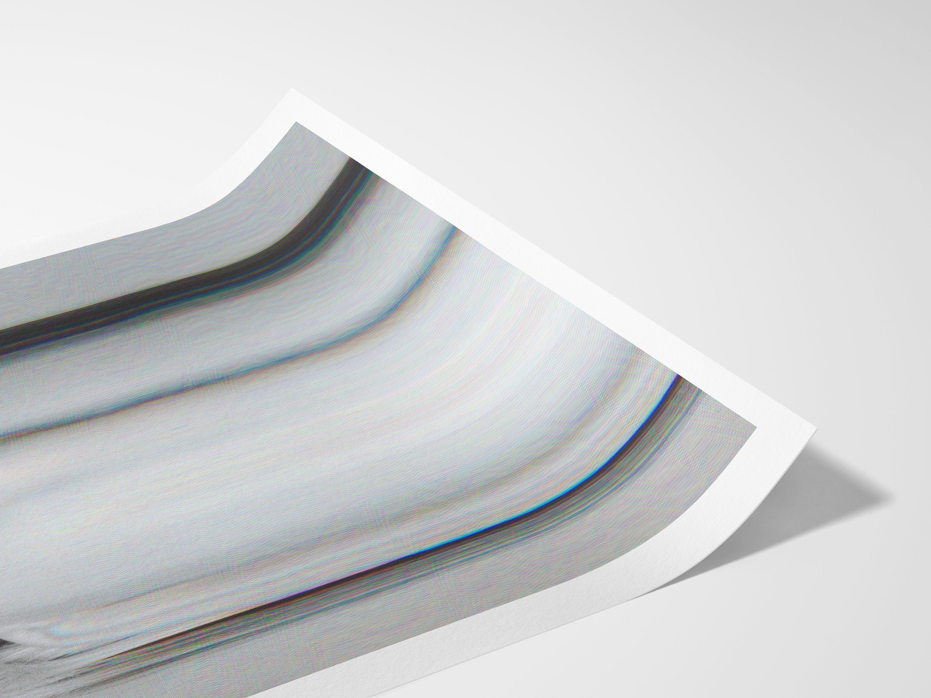 Distorted Portrait Art Print - Surreal Minimalist Aesthetic for Contemporary Home Decor | Untitled (24) Giclée Print