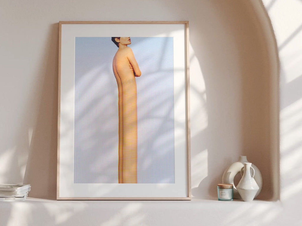 Surreal Altered Figure Art Print - Unique Abstract Wall Decor for Contemporary Home and Office Spaces | Untitled (44) Giclée Print