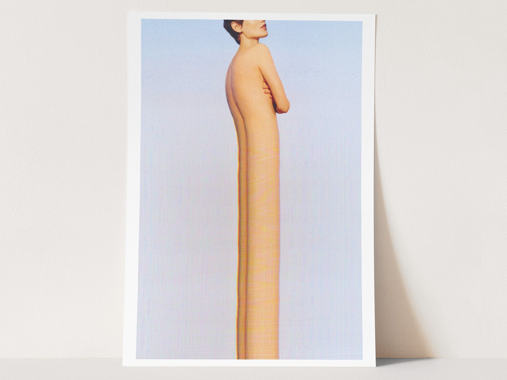 Surreal Altered Figure Art Print - Unique Abstract Wall Decor for Contemporary Home and Office Spaces | Untitled (44) Giclée Print