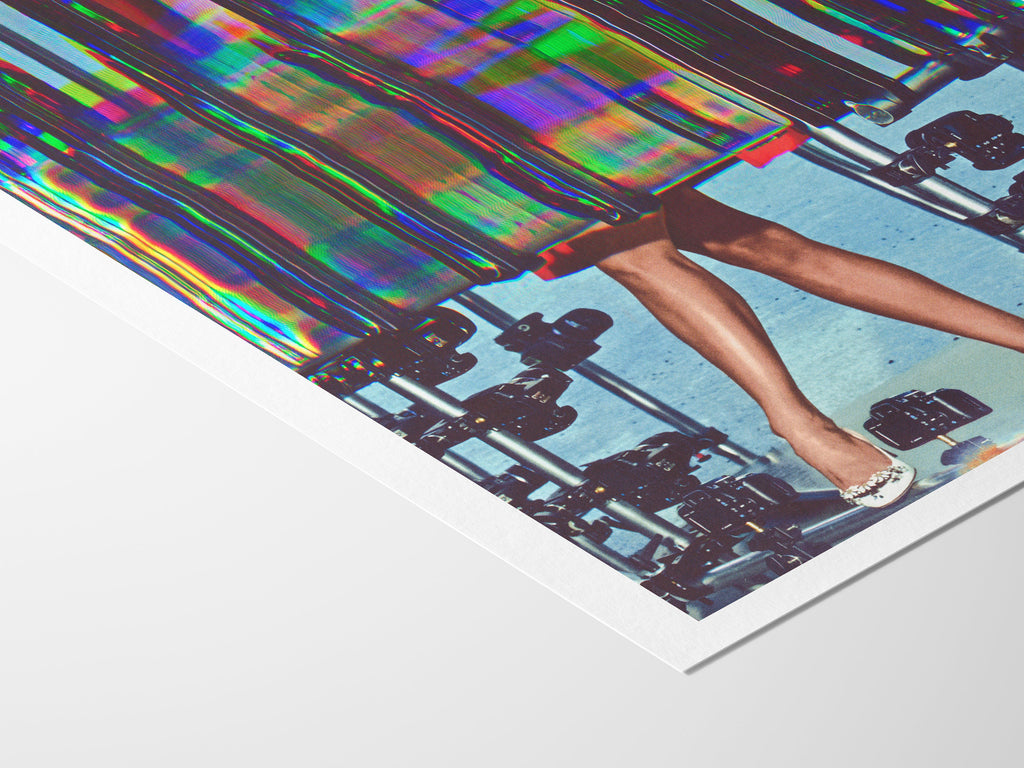 Psychedelic Altered Fashion Photography - Colorful Abstract Wall Art for Contemporary Home Decor | Untitled (49) Giclée Print