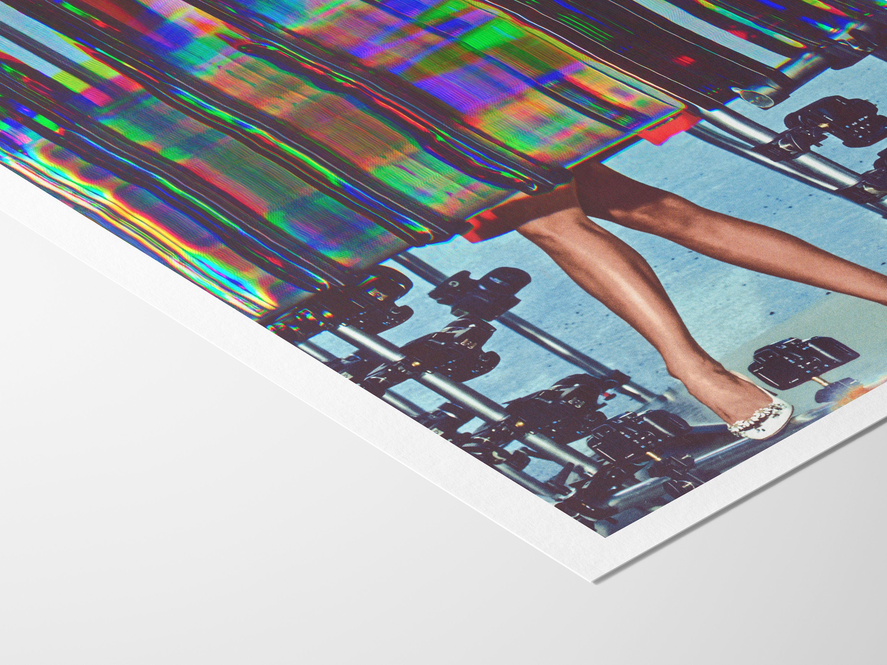 Psychedelic Altered Fashion Photography - Colorful Abstract Wall Art for Contemporary Home Decor | Untitled (49) Giclée Print