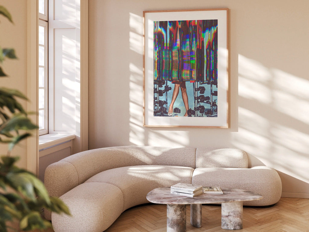 Psychedelic Altered Fashion Photography - Colorful Abstract Wall Art for Contemporary Home Decor | Untitled (49) Giclée Print