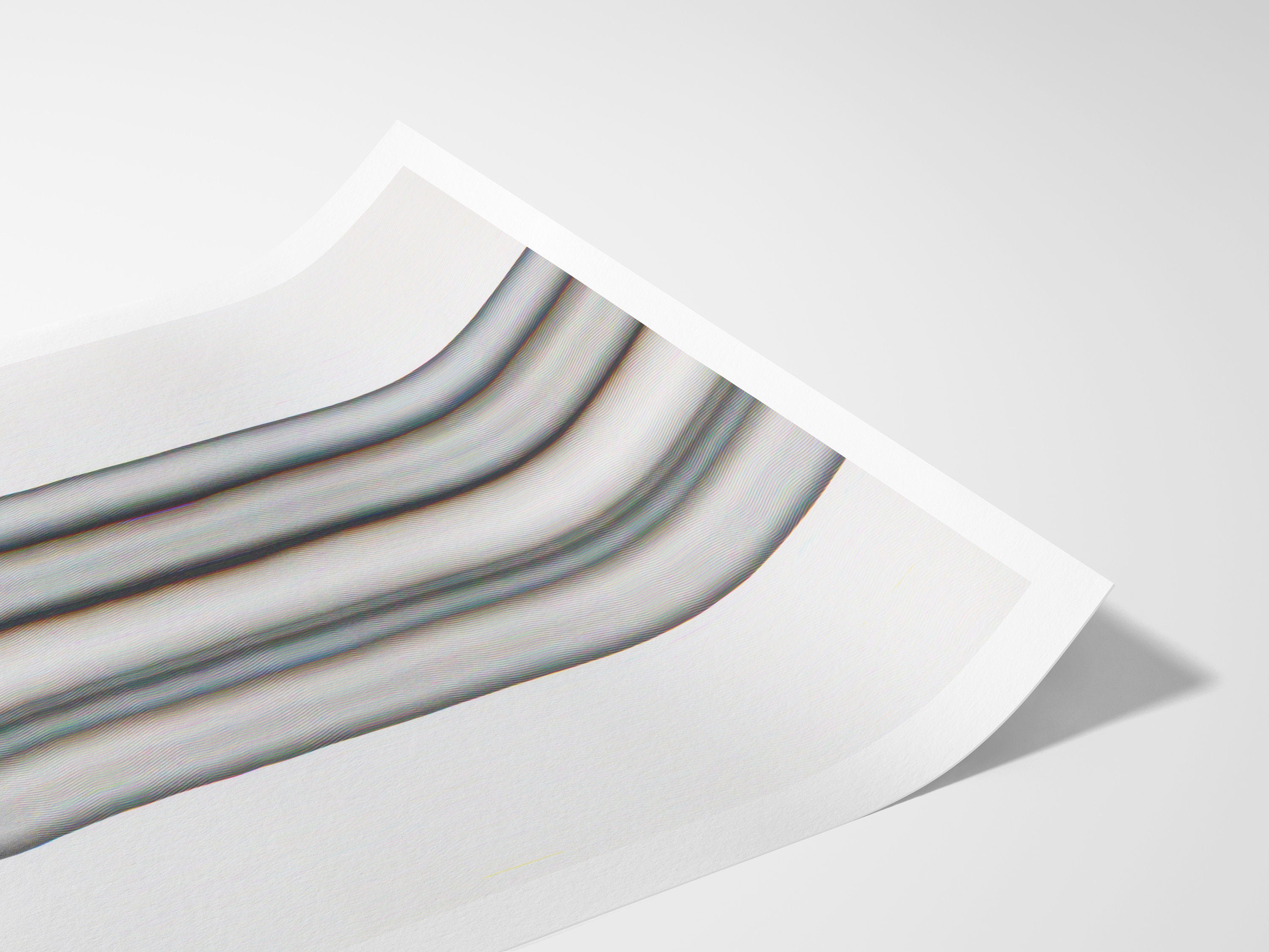 Surreal Black and White Altered Legs Art Print - Unique Feminine Glitch Decor for Home or Office | Untitled (54) Giclée Print