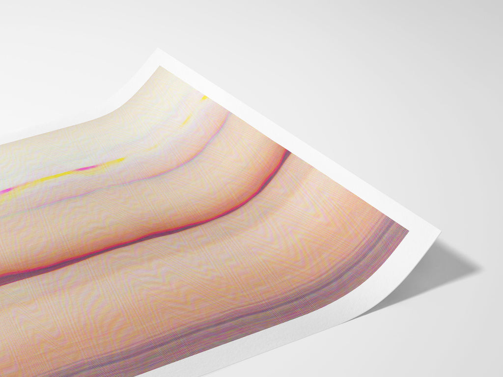 Dreamy Abstract Altered Portrait - Surreal Soft Colors and Textures for Contemporary Home Decor | Untitled (58) Giclée Print