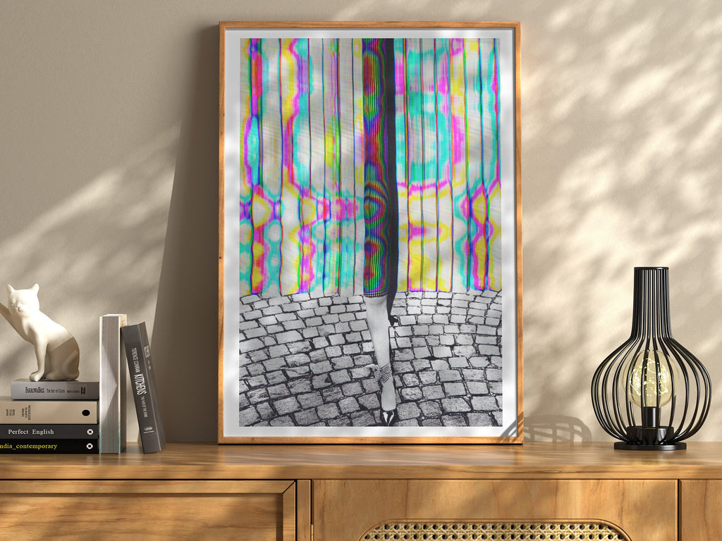 Vibrant Altered Fashion Photography - Surreal Colorful Wall Art for Modern Home Decor | Untitled (64) Giclée Print