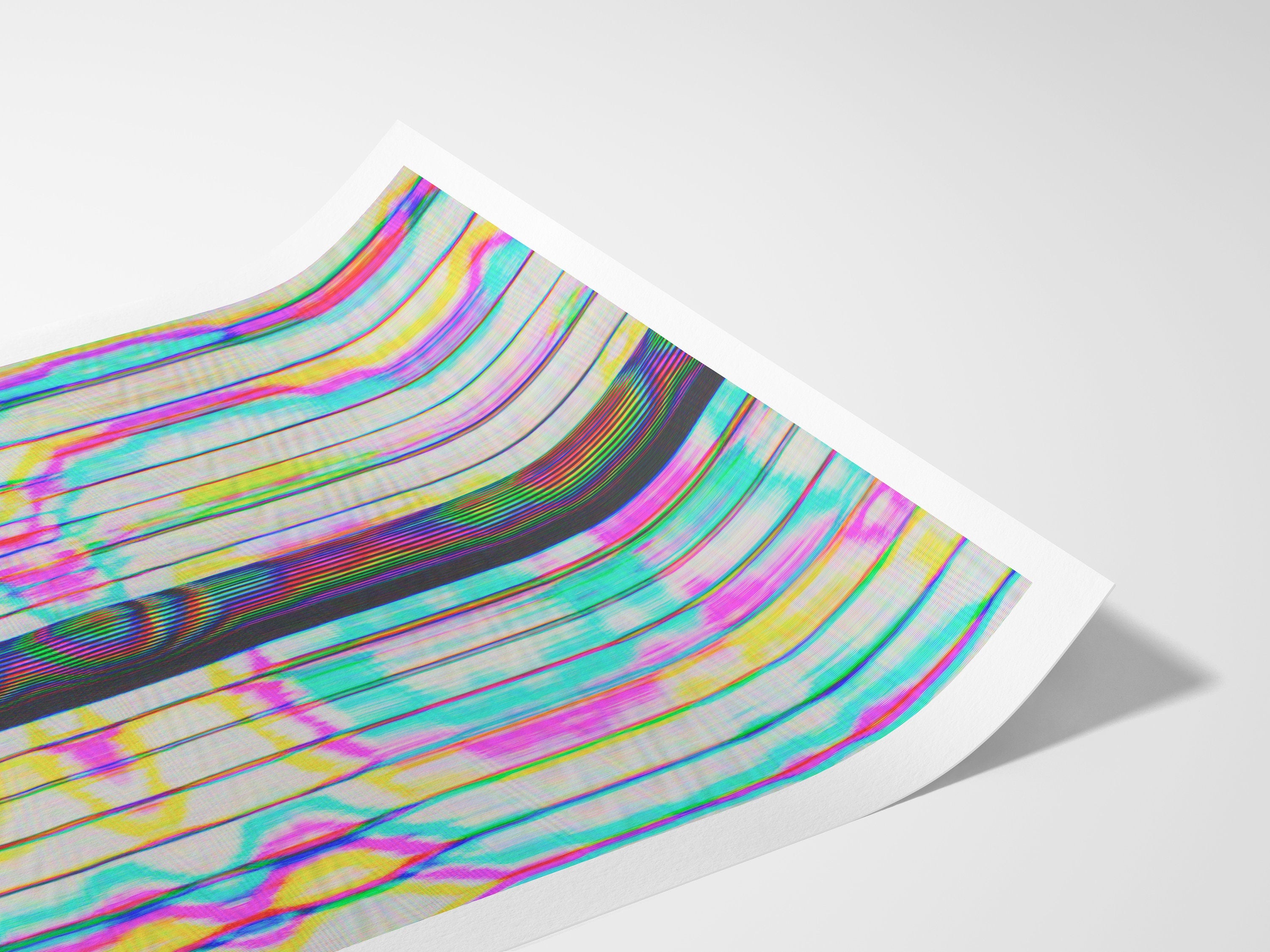 Vibrant Altered Fashion Photography - Surreal Colorful Wall Art for Modern Home Decor | Untitled (64) Giclée Print