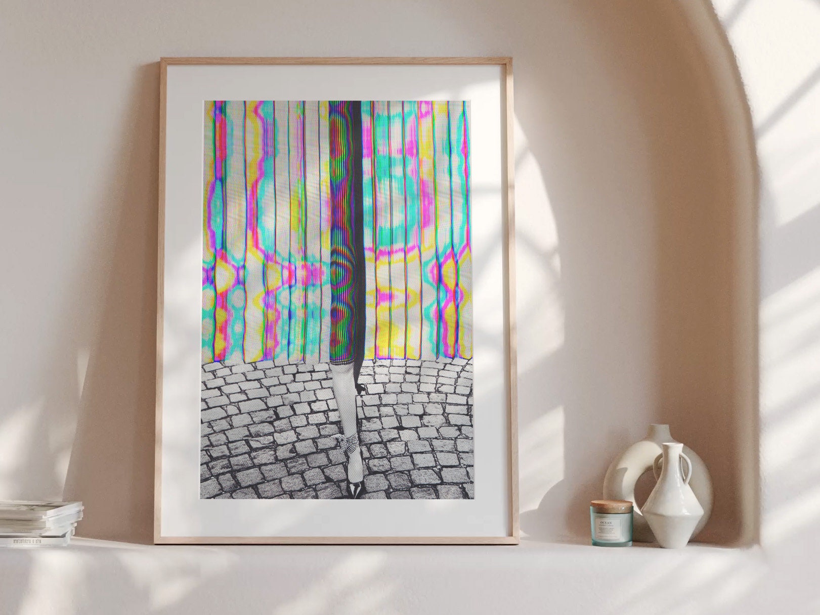 Vibrant Altered Fashion Photography - Surreal Colorful Wall Art for Modern Home Decor | Untitled (64) Giclée Print