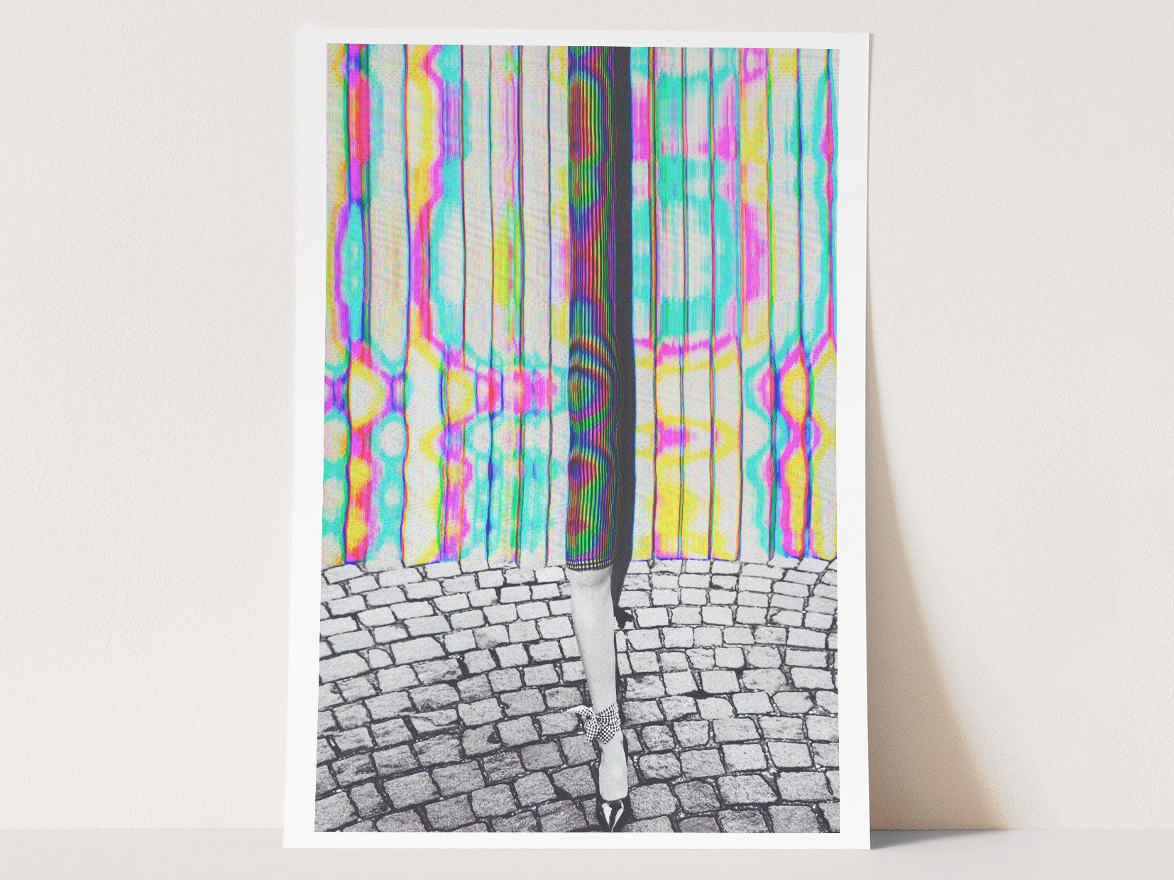 Vibrant Altered Fashion Photography - Surreal Colorful Wall Art for Modern Home Decor | Untitled (64) Giclée Print