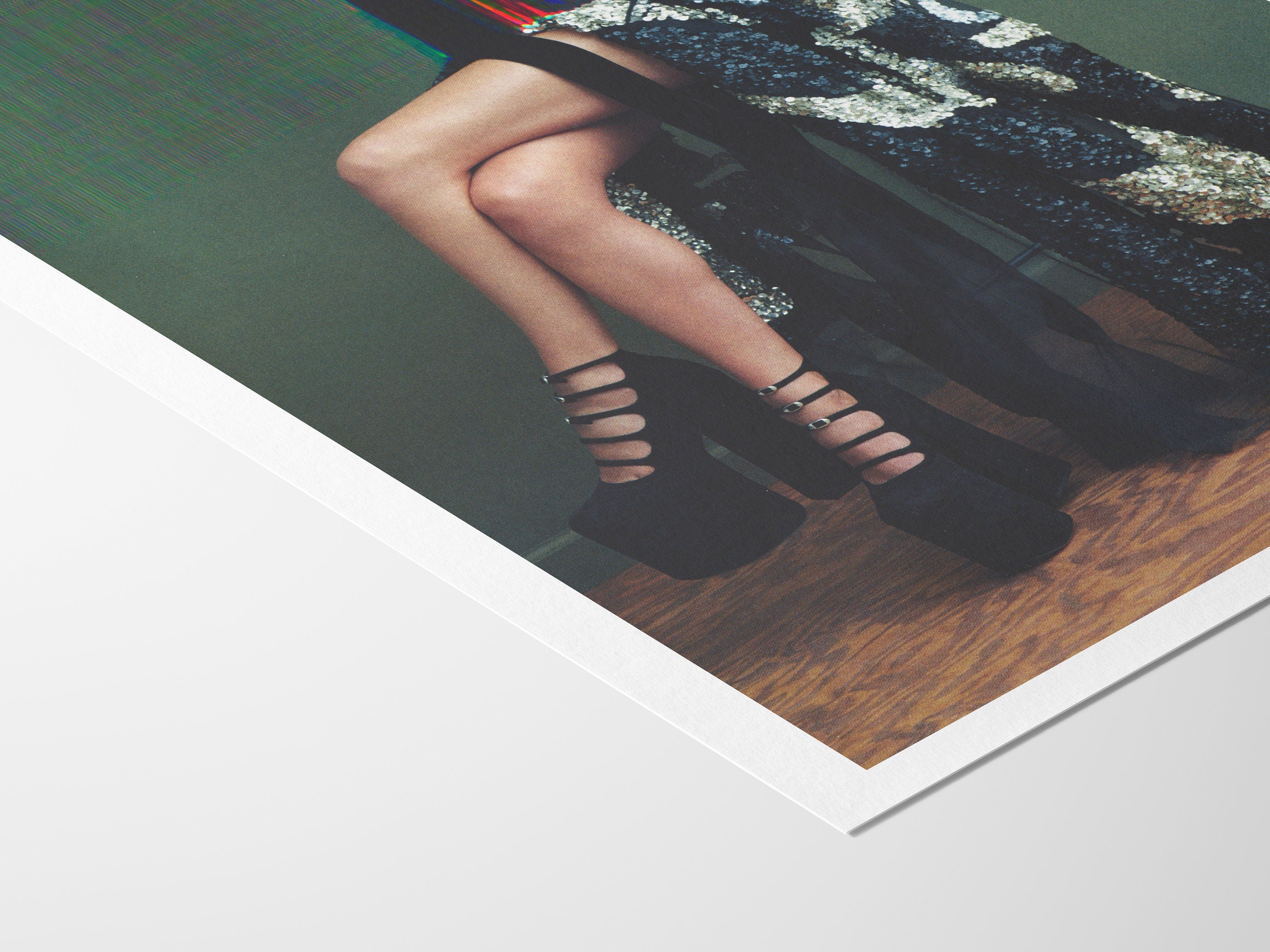 Surreal Altered Fashion Photography Wall Art - Colorful Abstract Elegance for Contemporary Home Decor | Untitled (66) Giclée Print