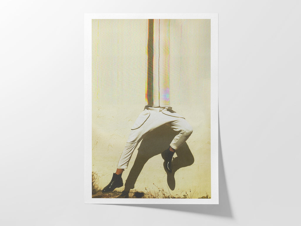 Surreal Altered Fashion Portrait Wall Art - Unique Minimalist Decor for Living Room, Bedroom, or Office | Untitled (67) Giclée Print