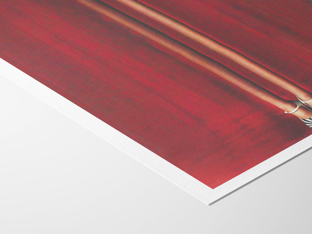 Surreal Elegant Fashion Photography Art - Unique Striped Heels Wall Decor for Contemporary Home Spaces | Untitled (73) Giclée Print