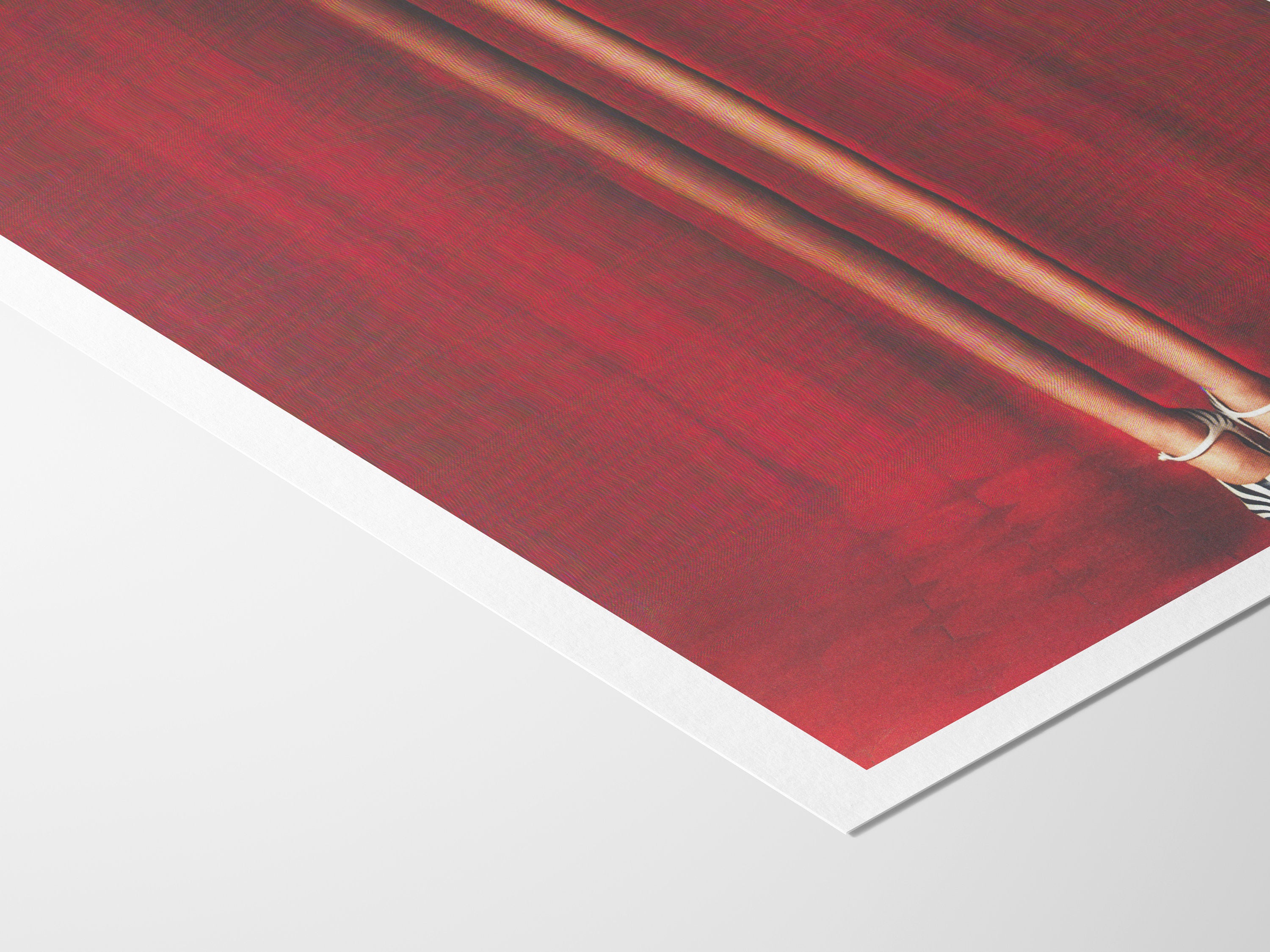 Surreal Elegant Fashion Photography Art - Unique Striped Heels Wall Decor for Contemporary Home Spaces | Untitled (73) Giclée Print