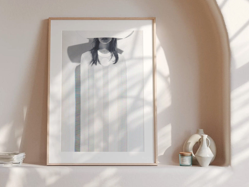Ethereal Minimalist Portrait Art Print - Surreal Fashion Wall Decor for Contemporary Home, Office, Living Spac | Untitled (74) Giclée Print