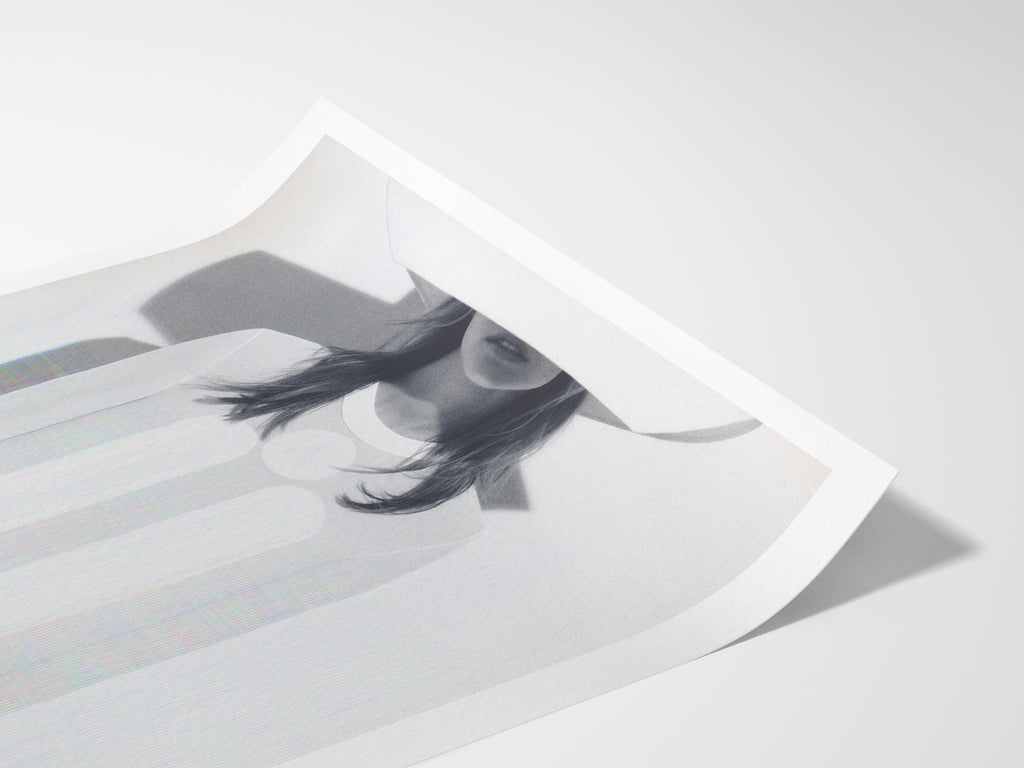 Ethereal Minimalist Portrait Art Print - Surreal Fashion Wall Decor for Contemporary Home, Office, Living Spac | Untitled (74) Giclée Print