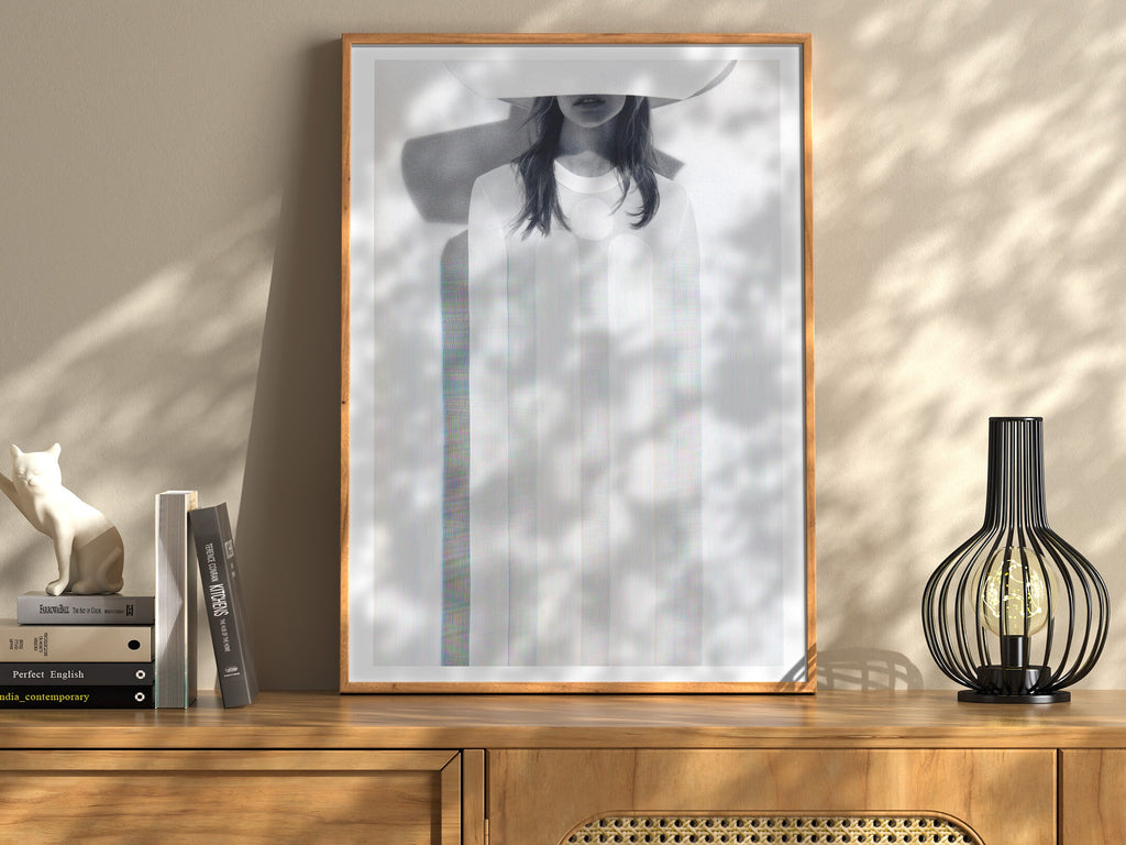 Ethereal Minimalist Portrait Art Print - Surreal Fashion Wall Decor for Contemporary Home, Office, Living Spac | Untitled (74) Giclée Print