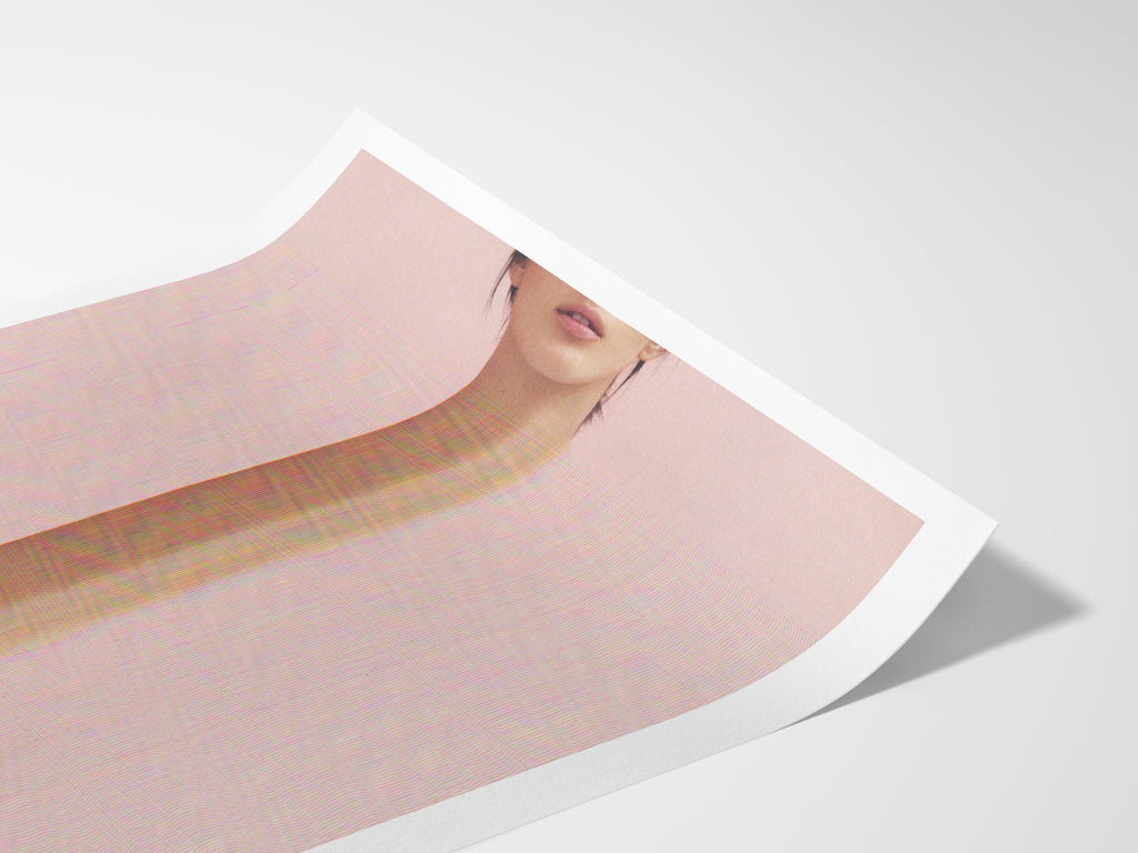 Surreal Altered Portrait Wall Art - Unique Minimalist Decor for Modern Home, Office, or Living Space | Untitled (75) Giclée Print