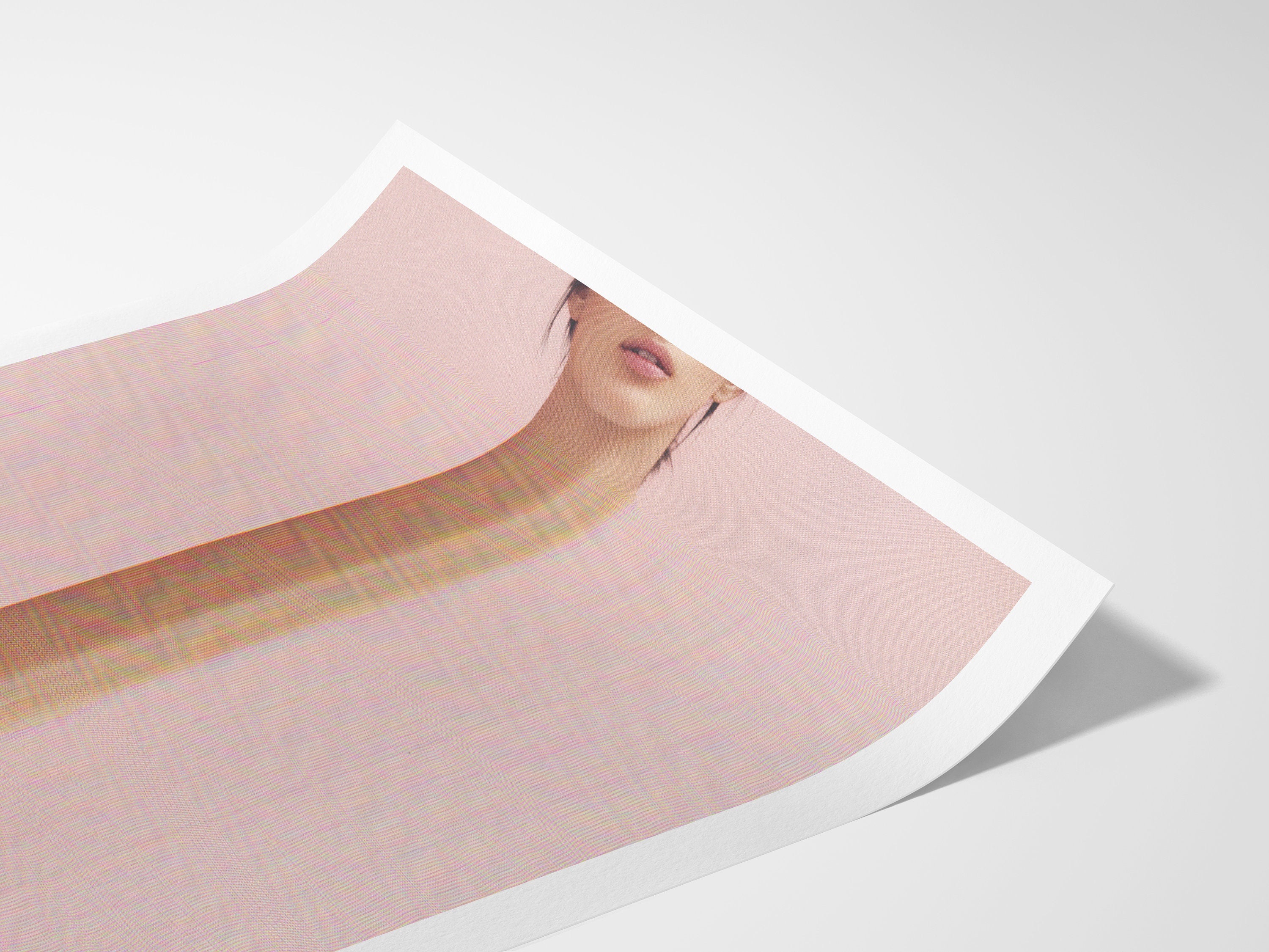 Surreal Altered Portrait Wall Art - Unique Minimalist Decor for Modern Home, Office, or Living Space | Untitled (75) Giclée Print