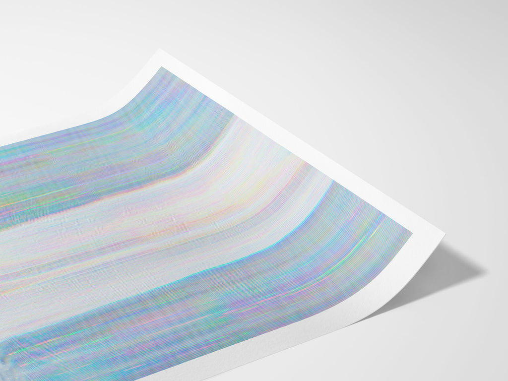 Ethereal Surrealist Fashion Photo Art - Dreamy Glitch Aesthetic Wall Decor for Home, Office, Living Space | Untitled (76) Giclée Print