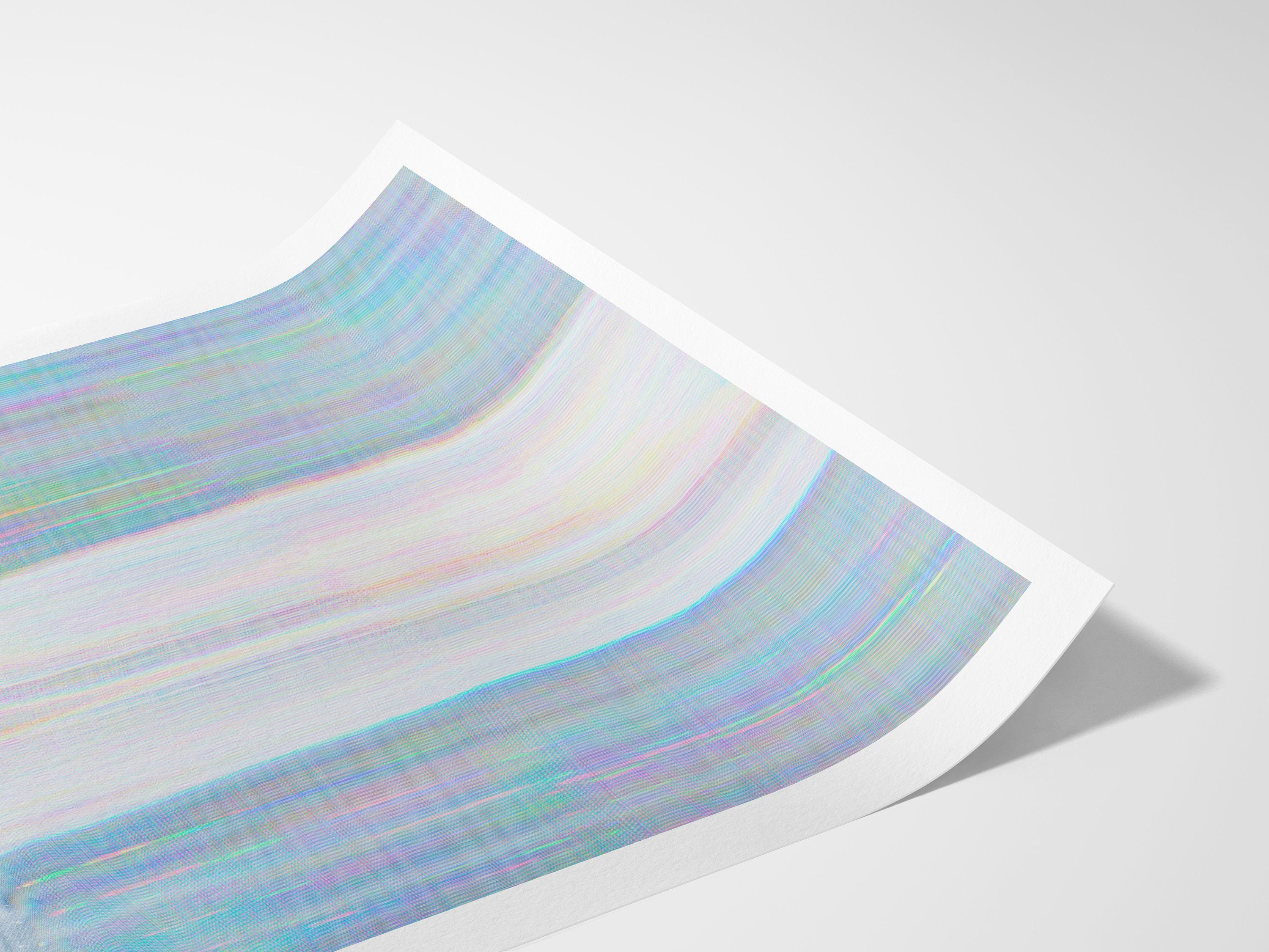 Ethereal Surrealist Fashion Photo Art - Dreamy Glitch Aesthetic Wall Decor for Home, Office, Living Space | Untitled (76) Giclée Print