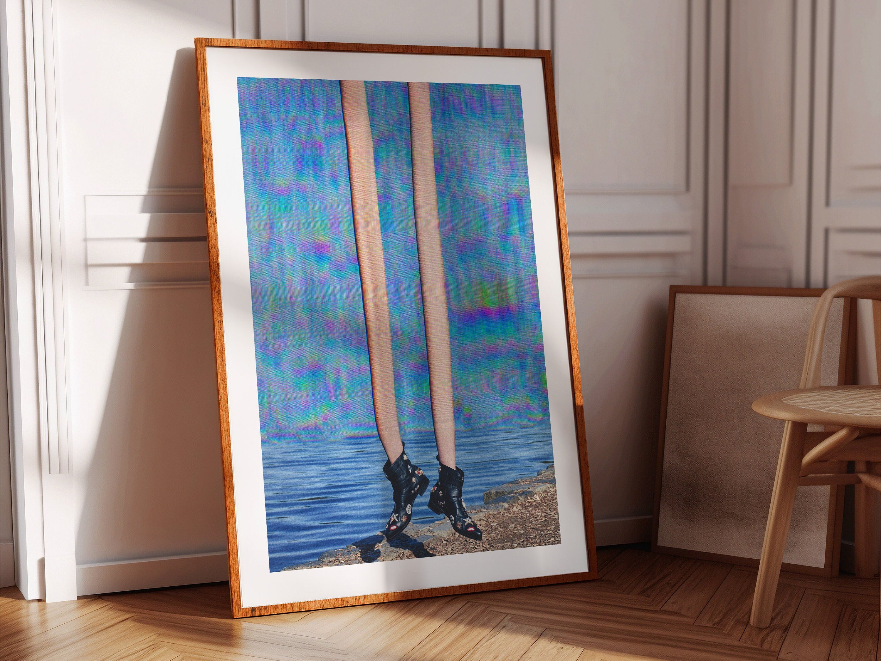 Surreal Altered Fashion Photo Art - Unique Colorful Wall Decor for Home, Office, Living Room, or Bedroom | Untitled (83) Giclée Print