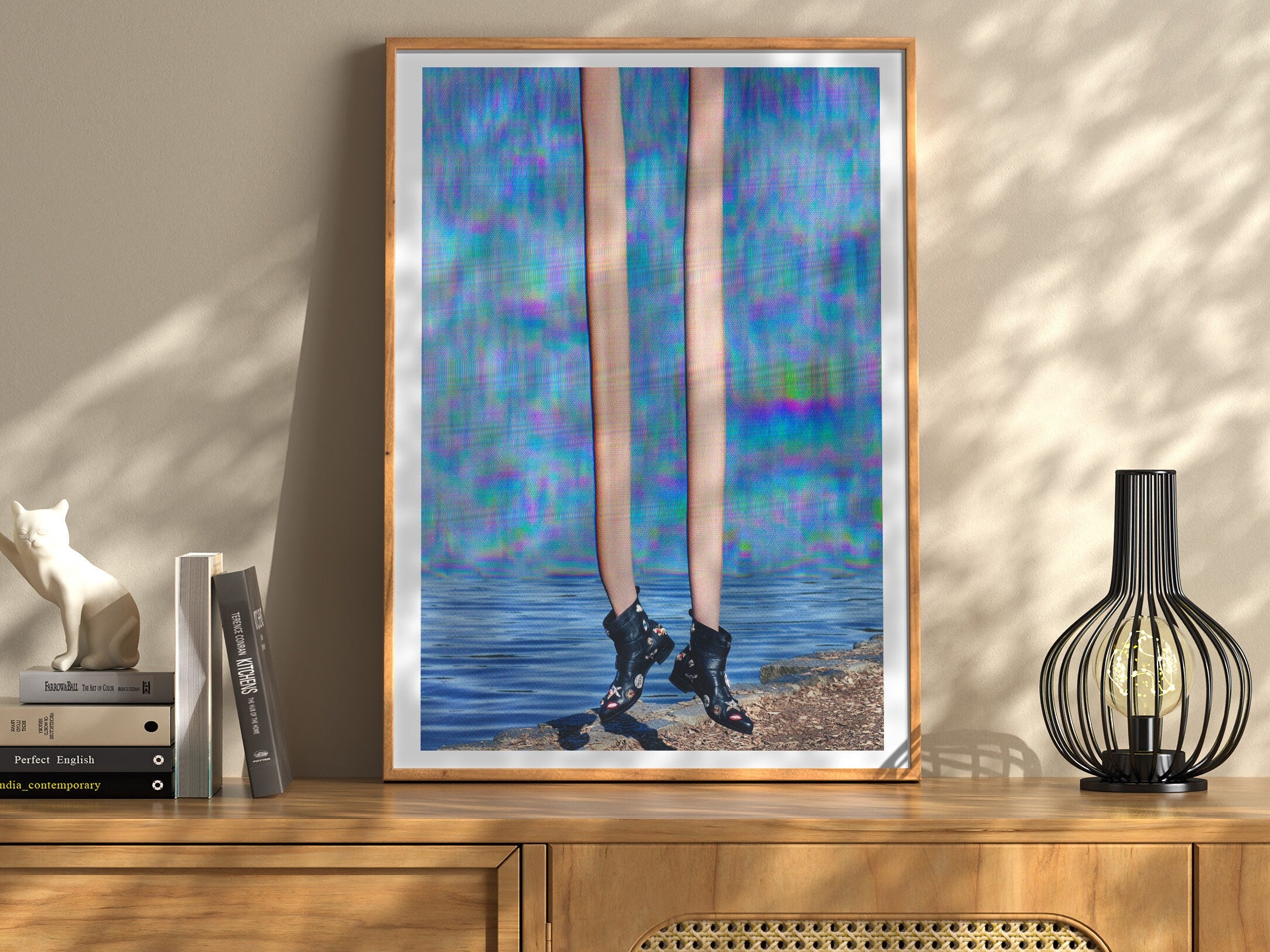 Surreal Altered Fashion Photo Art - Unique Colorful Wall Decor for Home, Office, Living Room, or Bedroom | Untitled (83) Giclée Print