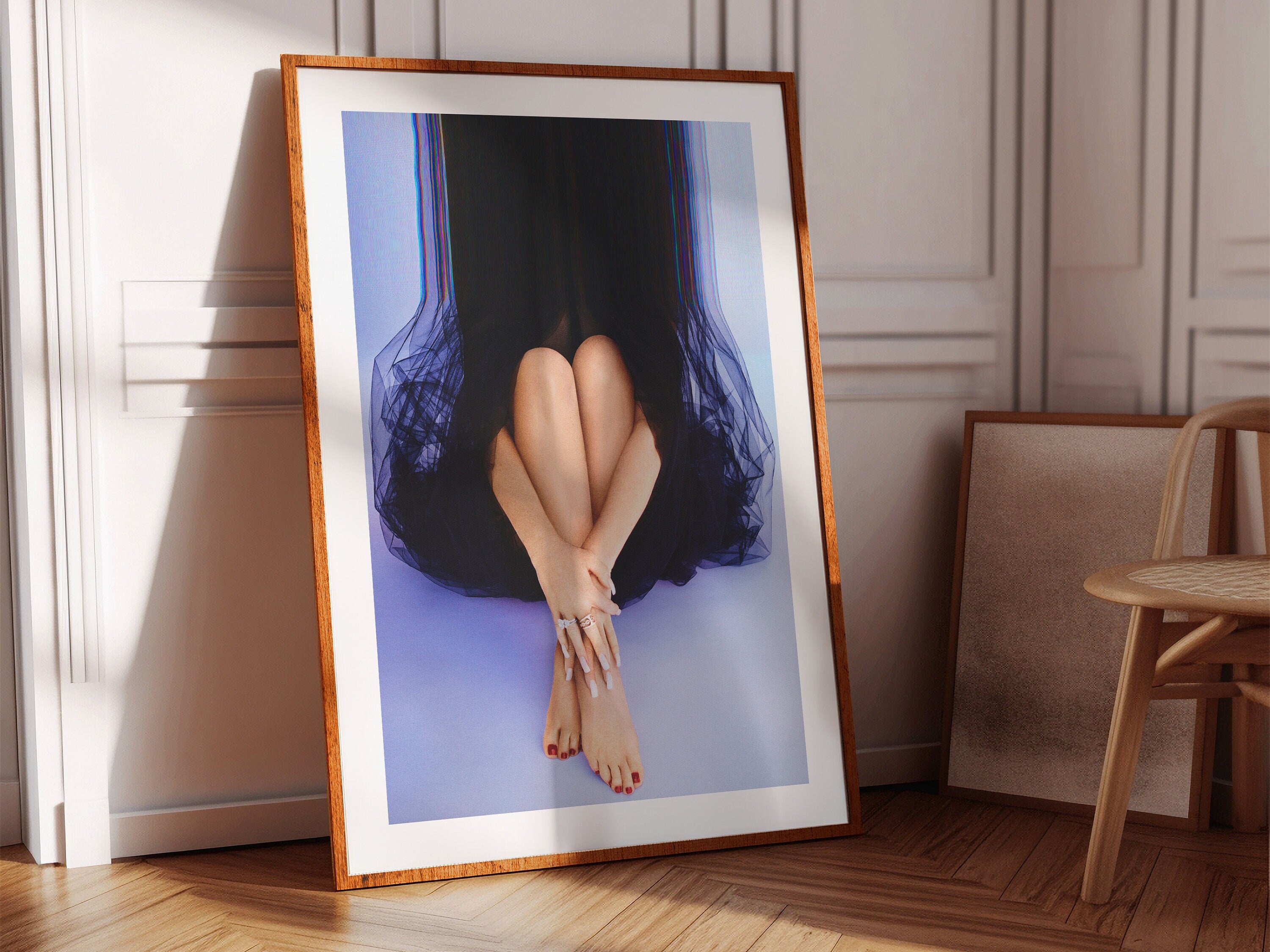 Ethereal Fashion Photography Print - Modern Feminine Wall Art for Living Room, Bedroom, or Office Decor | Untitled (91) Giclée Print