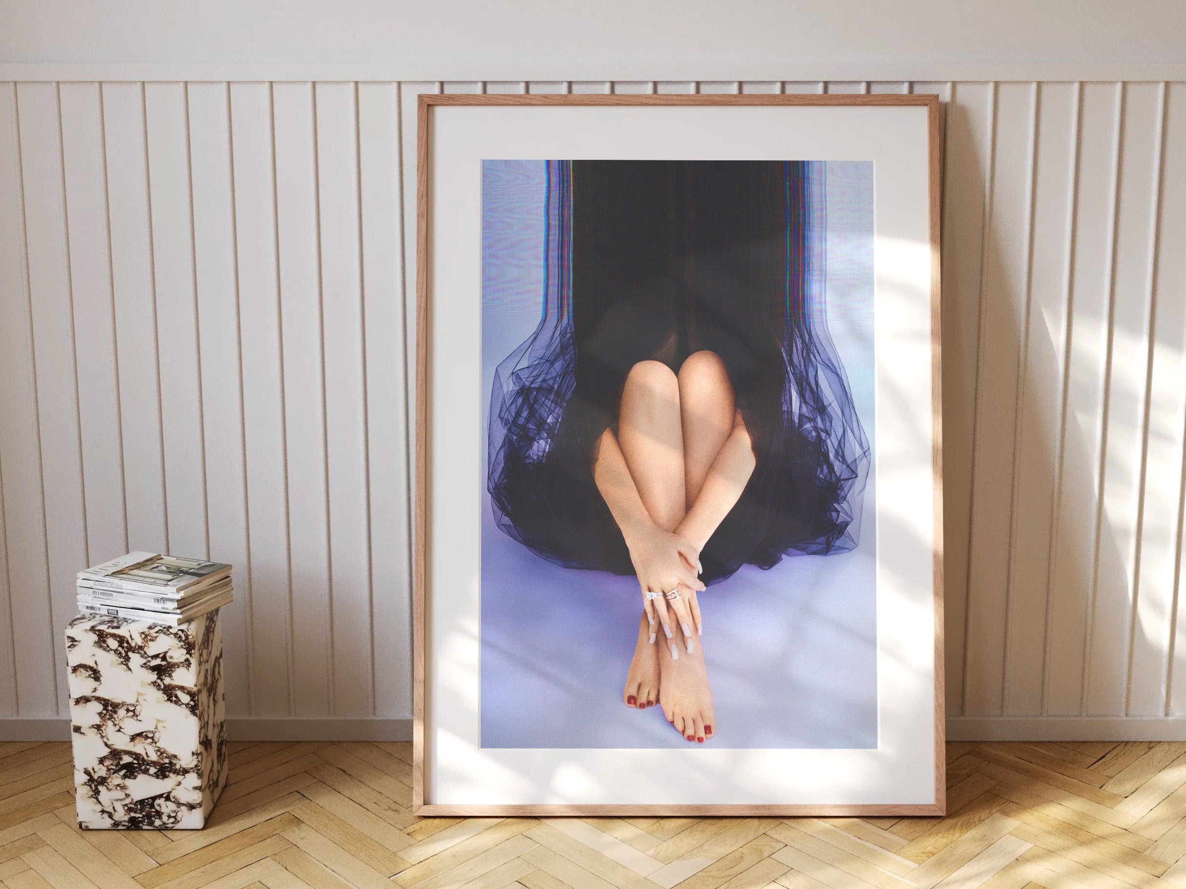 Ethereal Fashion Photography Print - Modern Feminine Wall Art for Living Room, Bedroom, or Office Decor | Untitled (91) Giclée Print