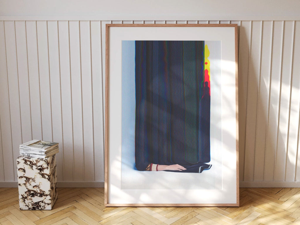 Eccentric Abstract Art Print - Colorful Digital Home Decor Glitch Artwork | Untitled (93) Giclée Print