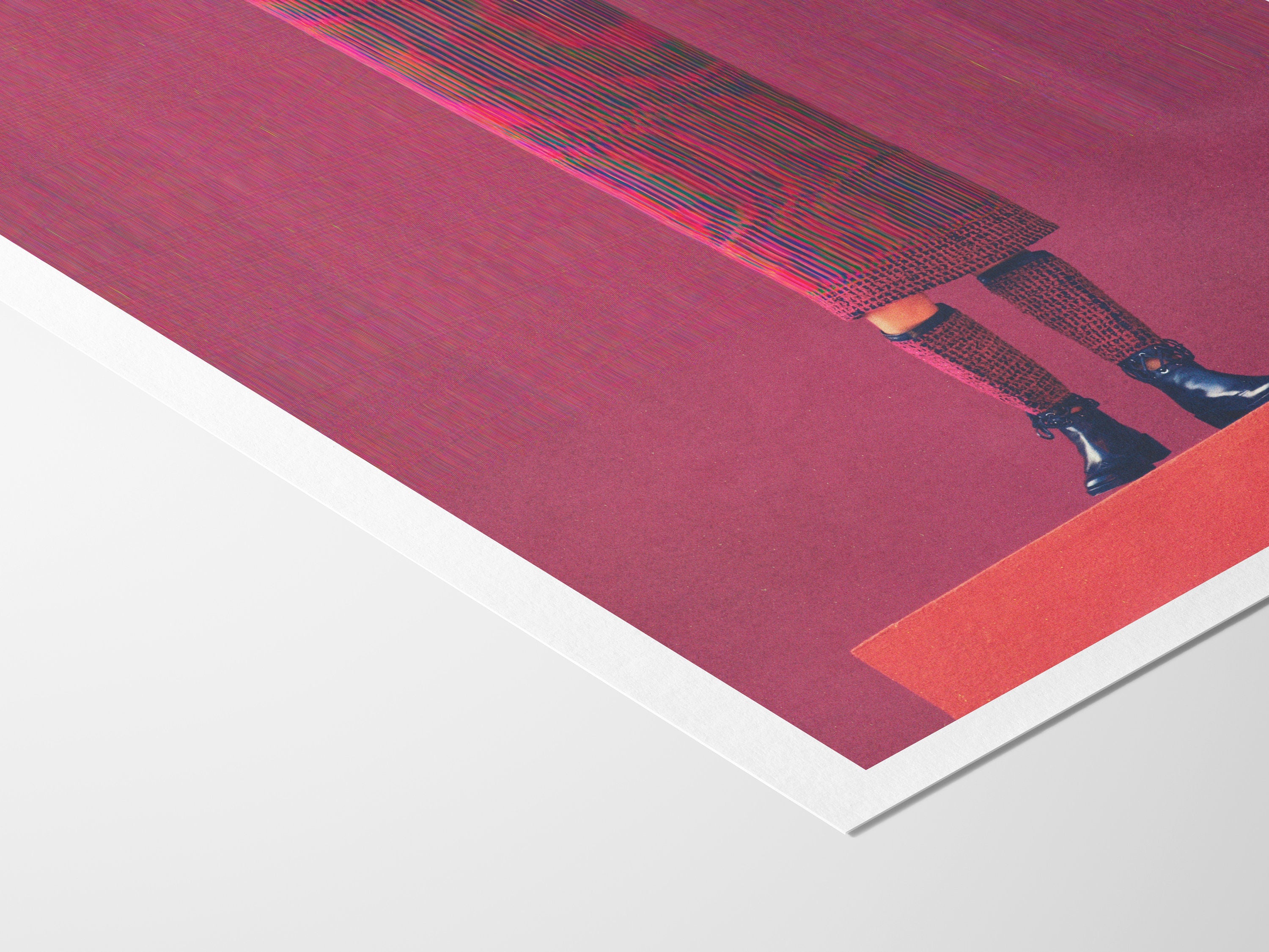 Surrealist Altered Fashion Portrait Artwork - Colorful Modern Wall Decor for Home, Office, or Bedroom | Untitled (104) Giclée Print