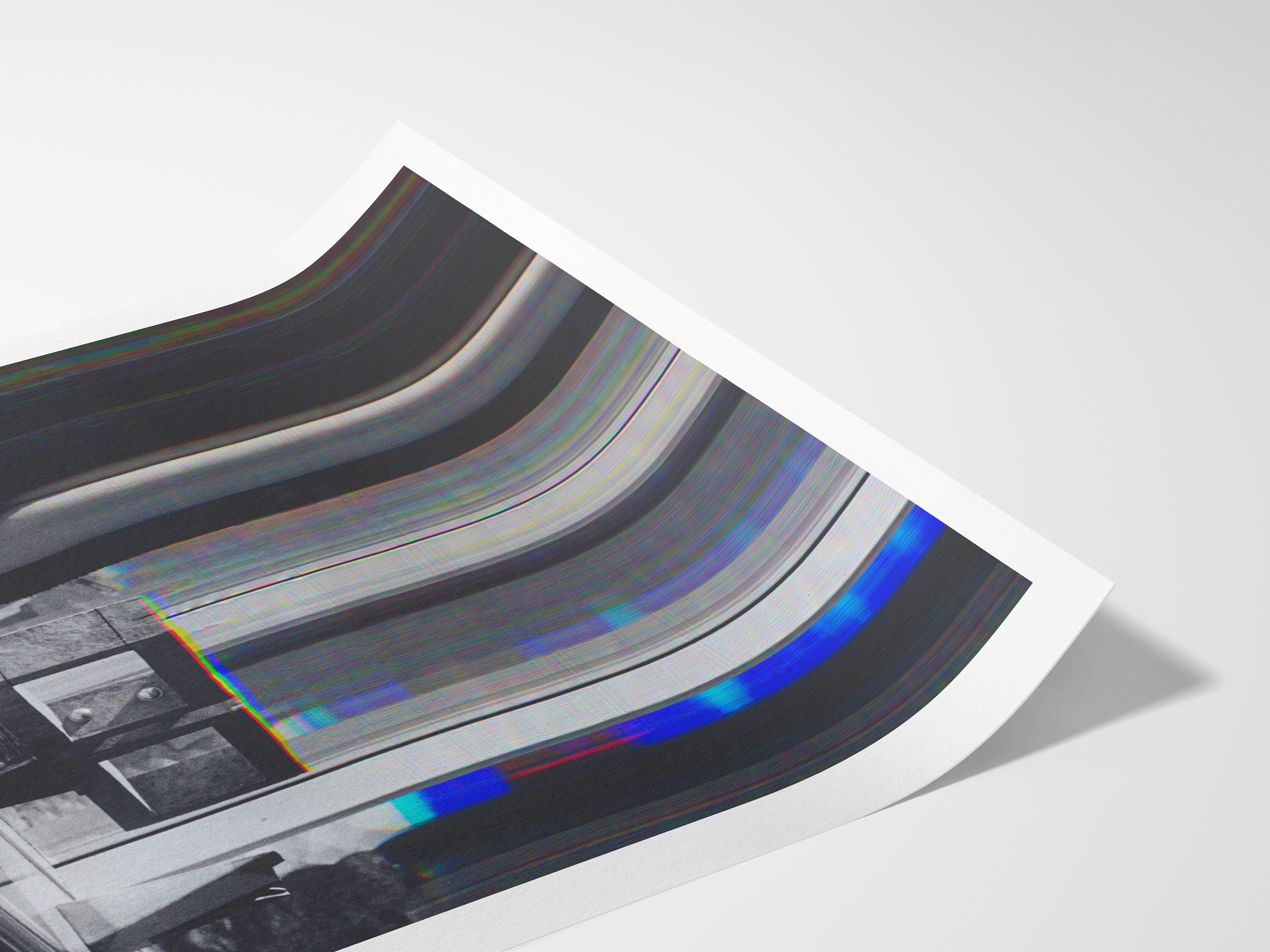 Altered Black and White Portrait Photo Wall Art - Feminine Minimal Aesthetic Decor for Home, Office, Bedroom | Untitled (105) Giclée Print