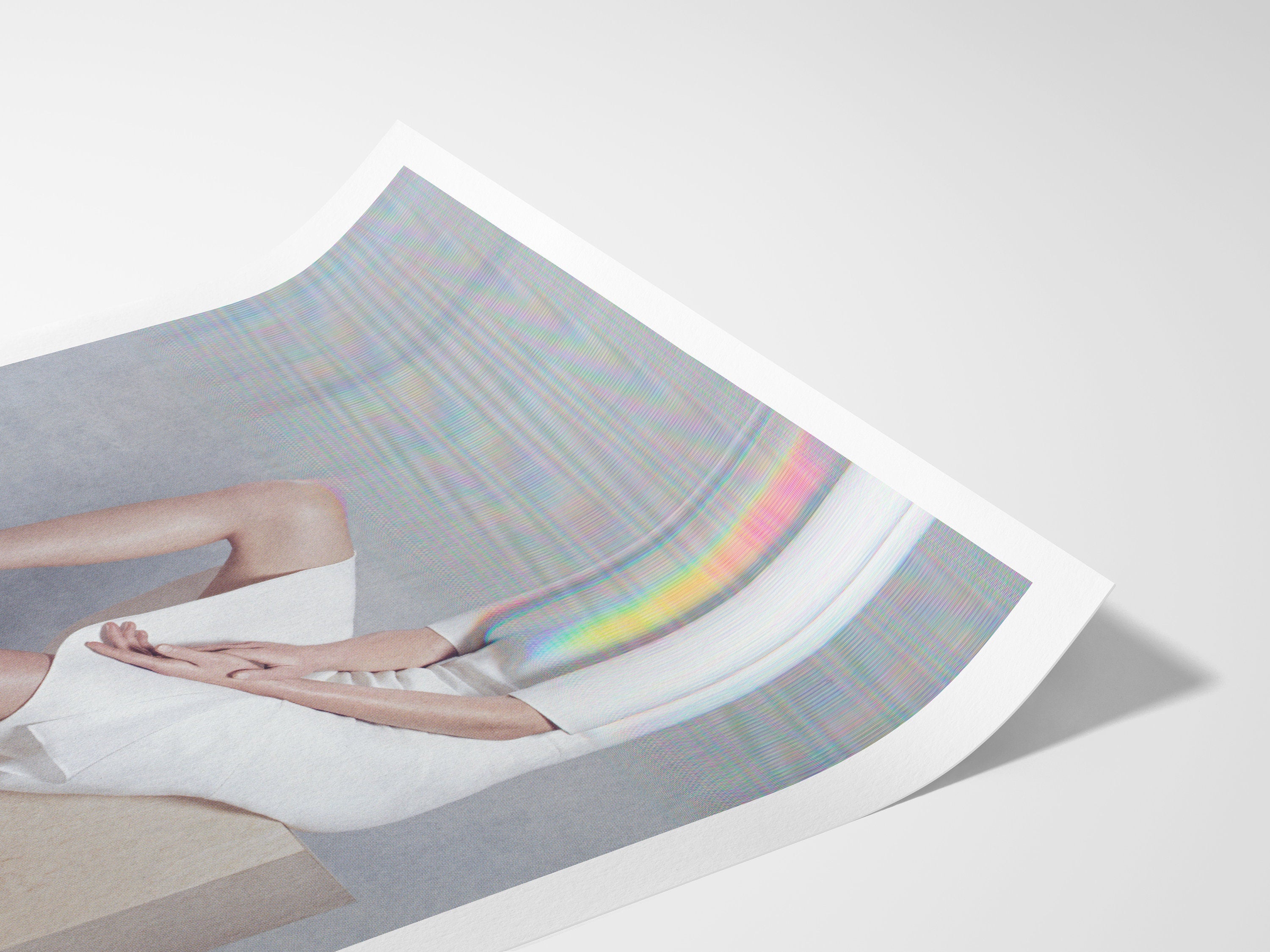 Surreal Altered Fashion Photo Art - Feminine Purple Heels Wall Decor for Contemporary Home, Office, Living Roo | Untitled (108) Giclée Print