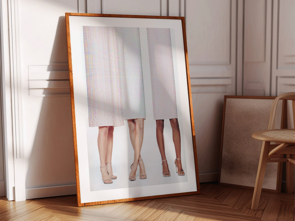 Chic Altered Fashion Photograph - Elegant Minimalist Wall Art for Contemporary Home Decor | Untitled (110) Giclée Print