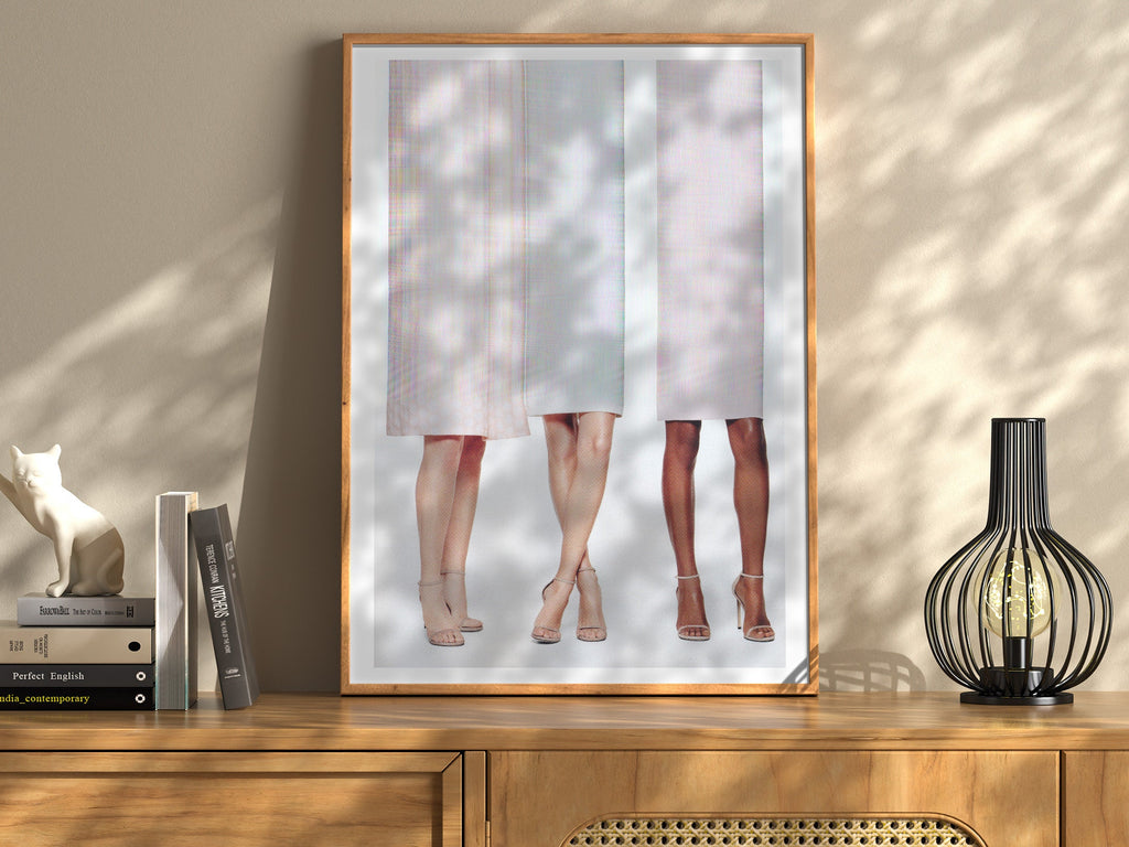 Chic Altered Fashion Photograph - Elegant Minimalist Wall Art for Contemporary Home Decor | Untitled (110) Giclée Print