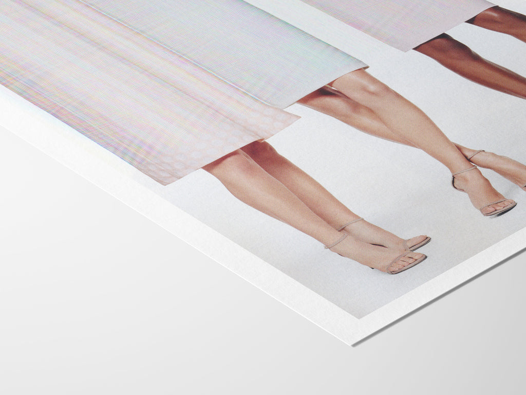 Chic Altered Fashion Photograph - Elegant Minimalist Wall Art for Contemporary Home Decor | Untitled (110) Giclée Print