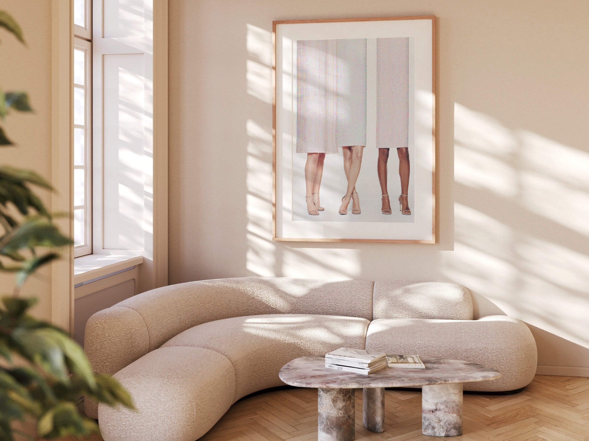 Chic Altered Fashion Photograph - Elegant Minimalist Wall Art for Contemporary Home Decor | Untitled (110) Giclée Print