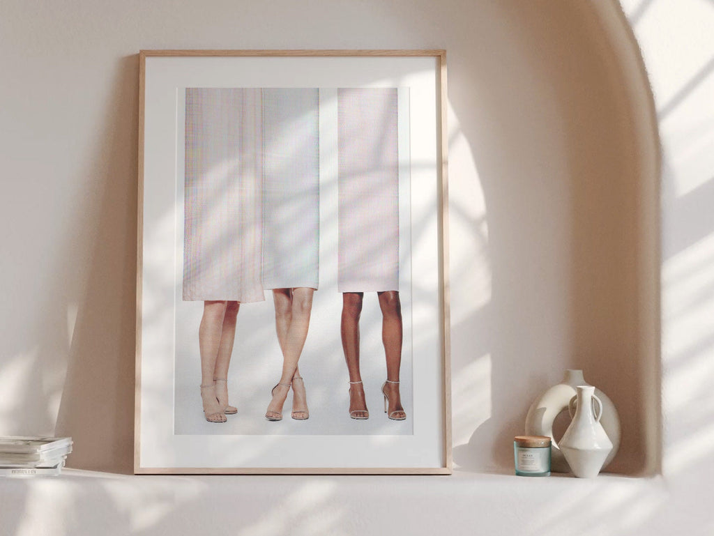 Chic Altered Fashion Photograph - Elegant Minimalist Wall Art for Contemporary Home Decor | Untitled (110) Giclée Print