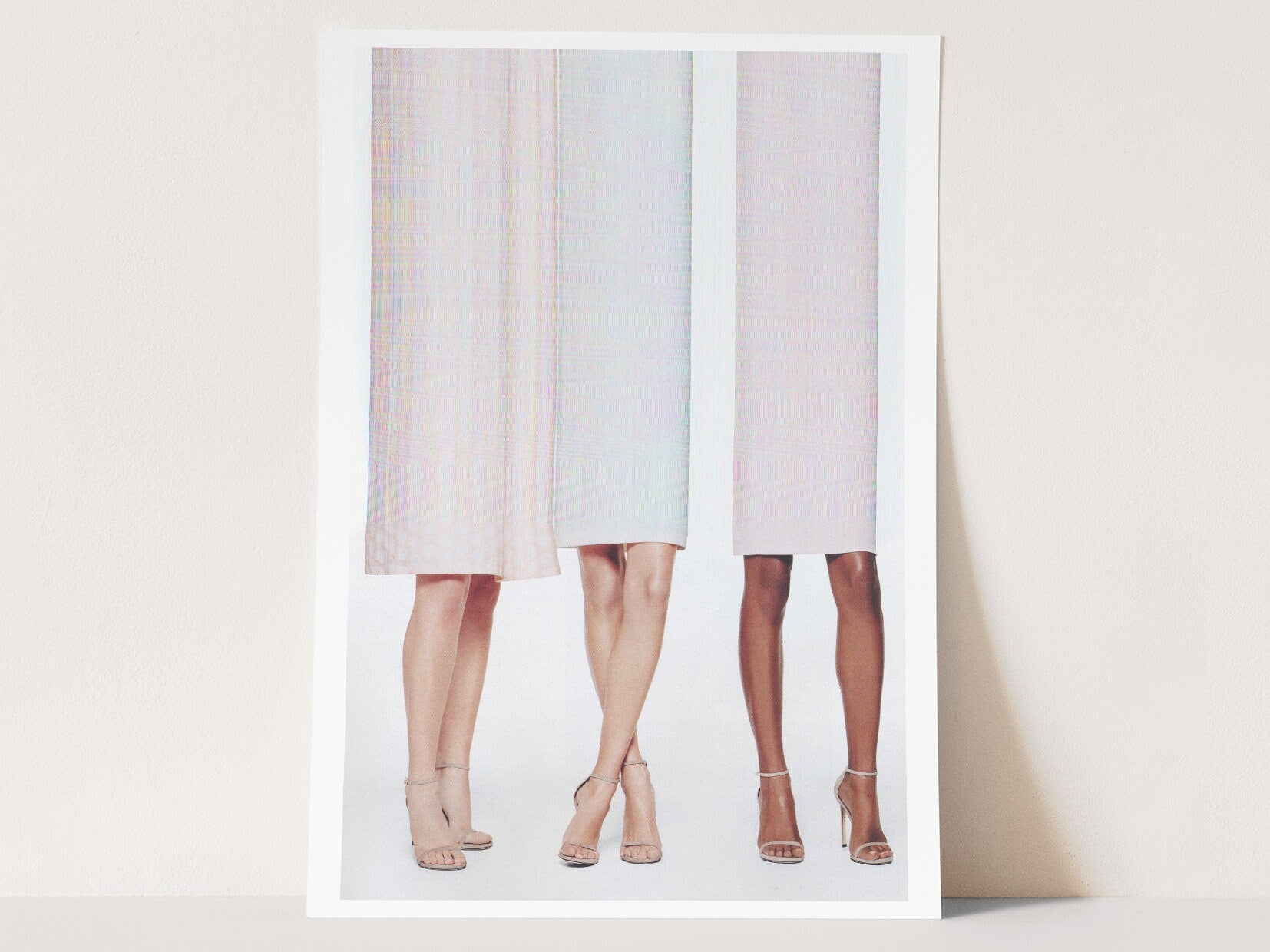 Chic Altered Fashion Photograph - Elegant Minimalist Wall Art for Contemporary Home Decor | Untitled (110) Giclée Print