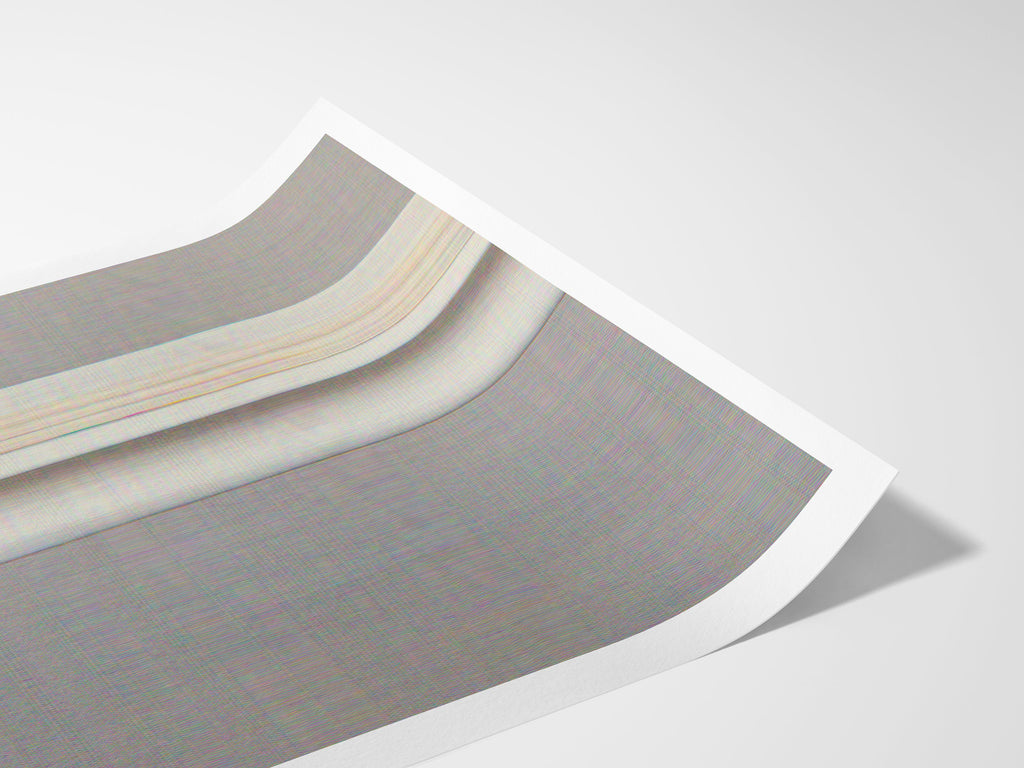 Elegant Minimalist Fabric Wall Art Print - Subtle Textured Neutral Decor for Contemporary Interiors | Untitled (114) Giclée Print