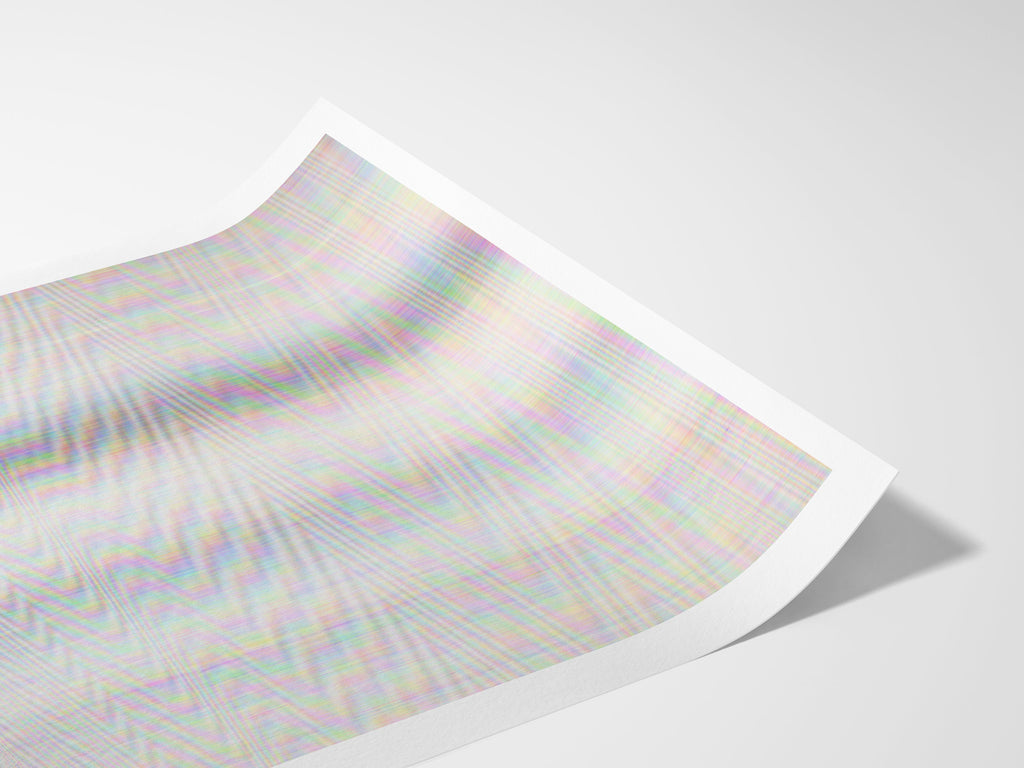 Surreal Altered Portrait Art Print - Minimalist Glitch Aesthetic for Contemporary Home Decor | Untitled (115) Giclée Print