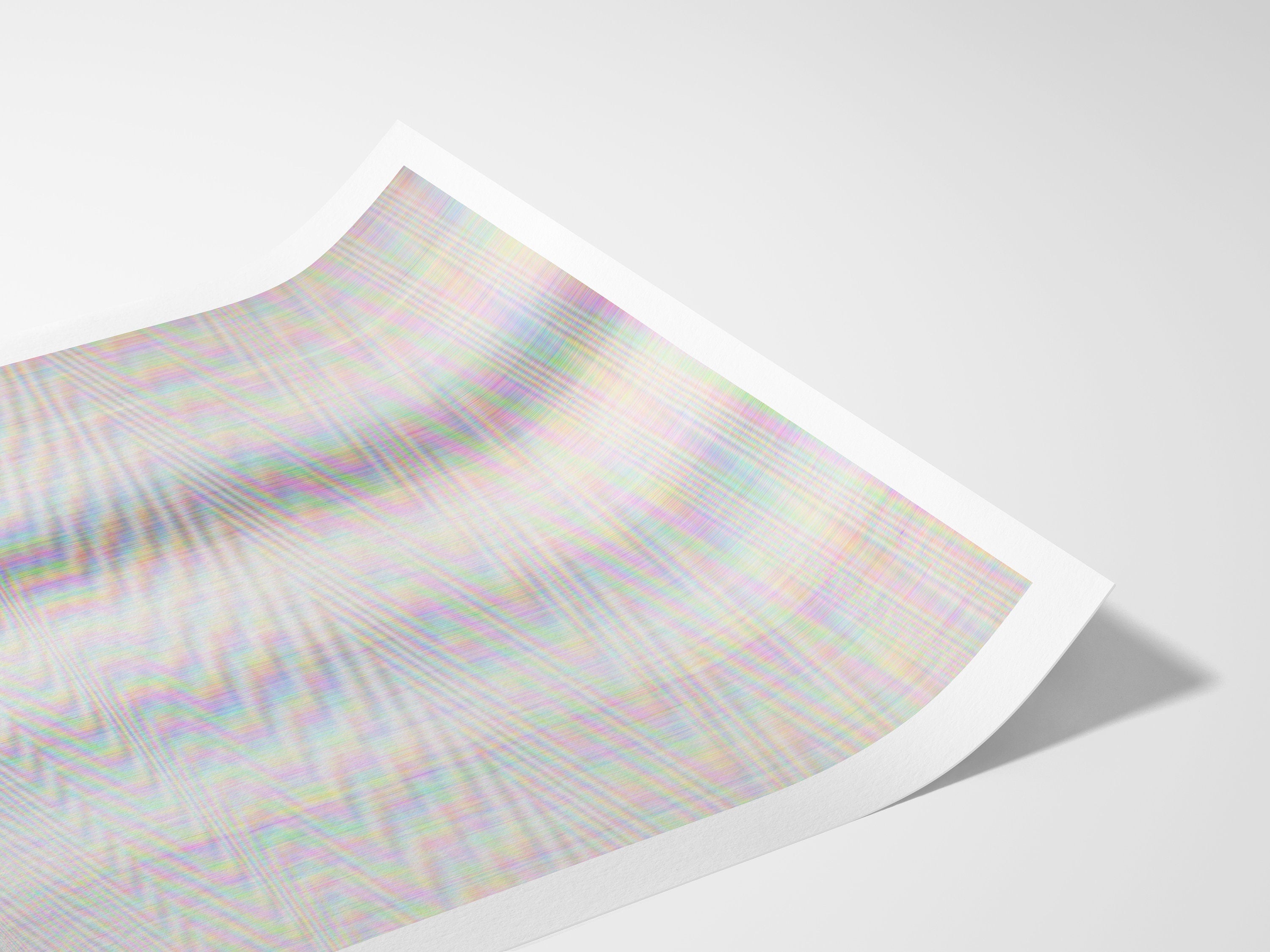 Surreal Altered Portrait Art Print - Minimalist Glitch Aesthetic for Contemporary Home Decor | Untitled (115) Giclée Print