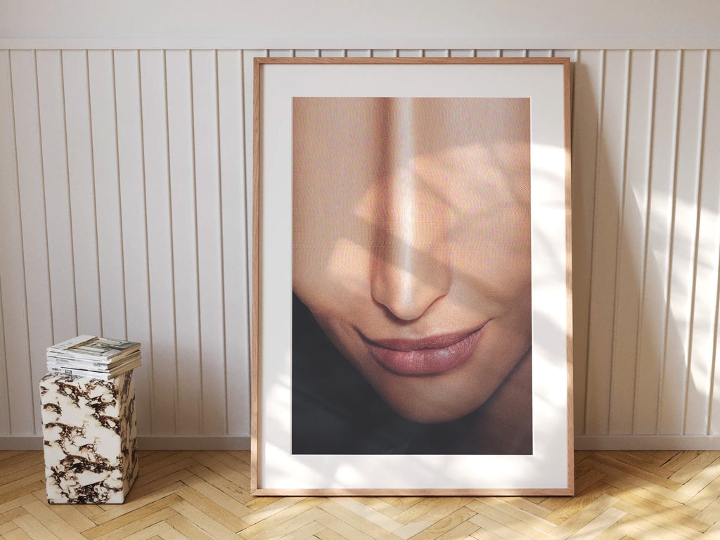 Surreal Altered Portrait Wall Art - Unique Minimalist Decor for Contemporary Home or Office Spaces | Untitled (116) Giclée Print
