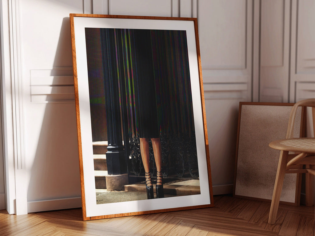 Women In Platform Shoes Altered Fashion Photo Wall Art - Surreal Feminist Decor for Home, Office, Living Room | Untitled (120) Giclée Print