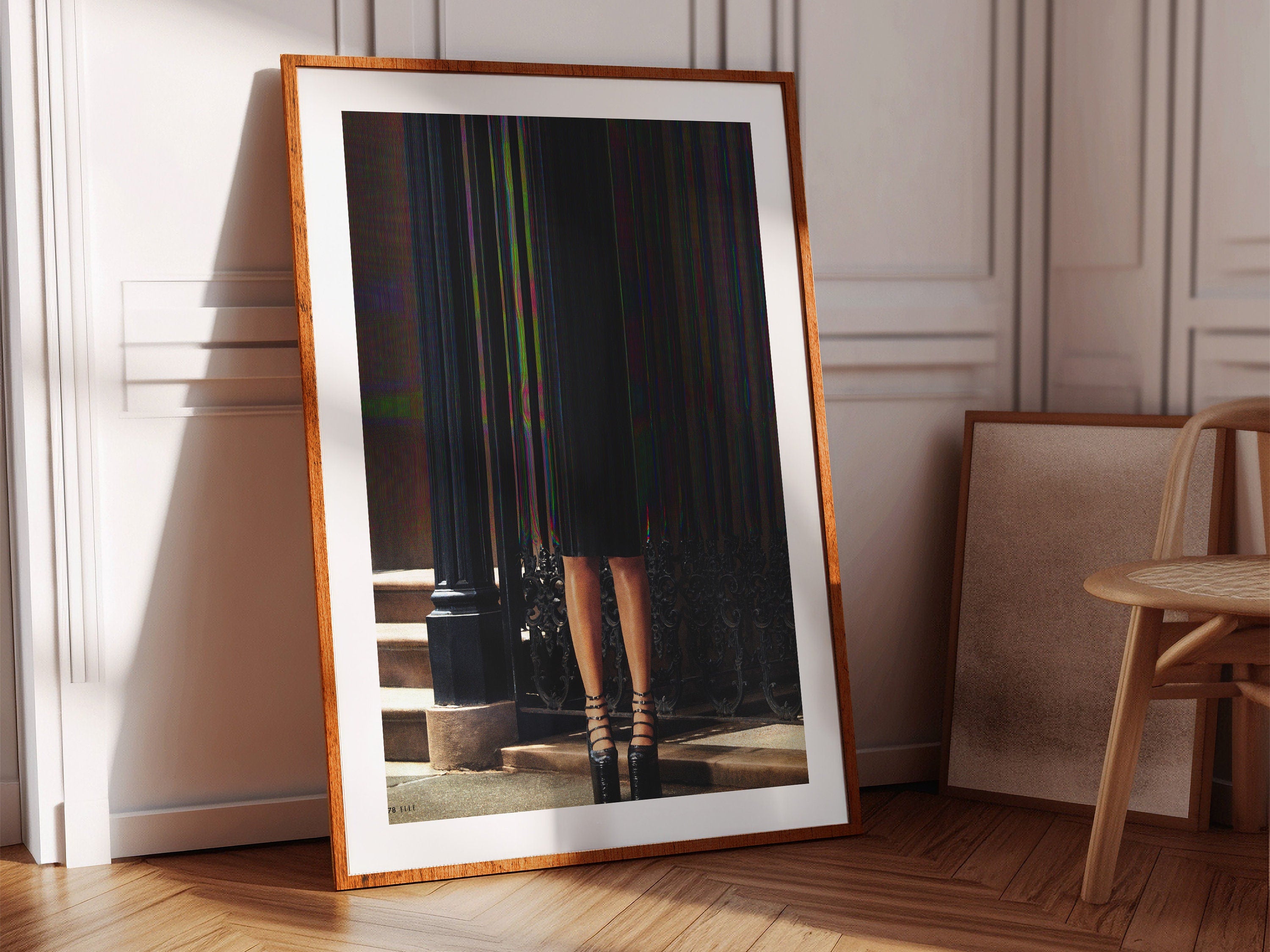 Women In Platform Shoes Altered Fashion Photo Wall Art - Surreal Feminist Decor for Home, Office, Living Room | Untitled (120) Giclée Print