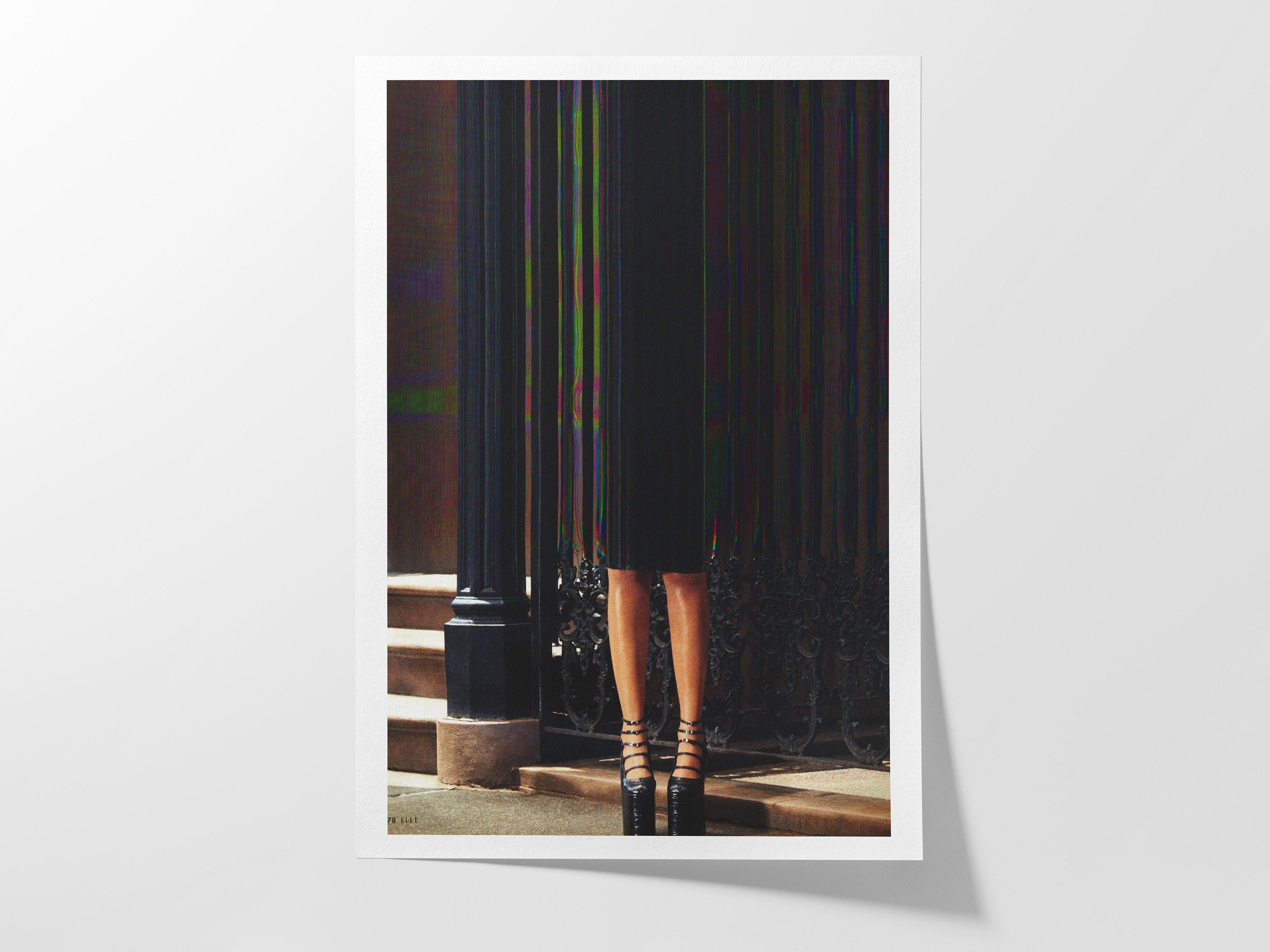Women In Platform Shoes Altered Fashion Photo Wall Art - Surreal Feminist Decor for Home, Office, Living Room | Untitled (120) Giclée Print